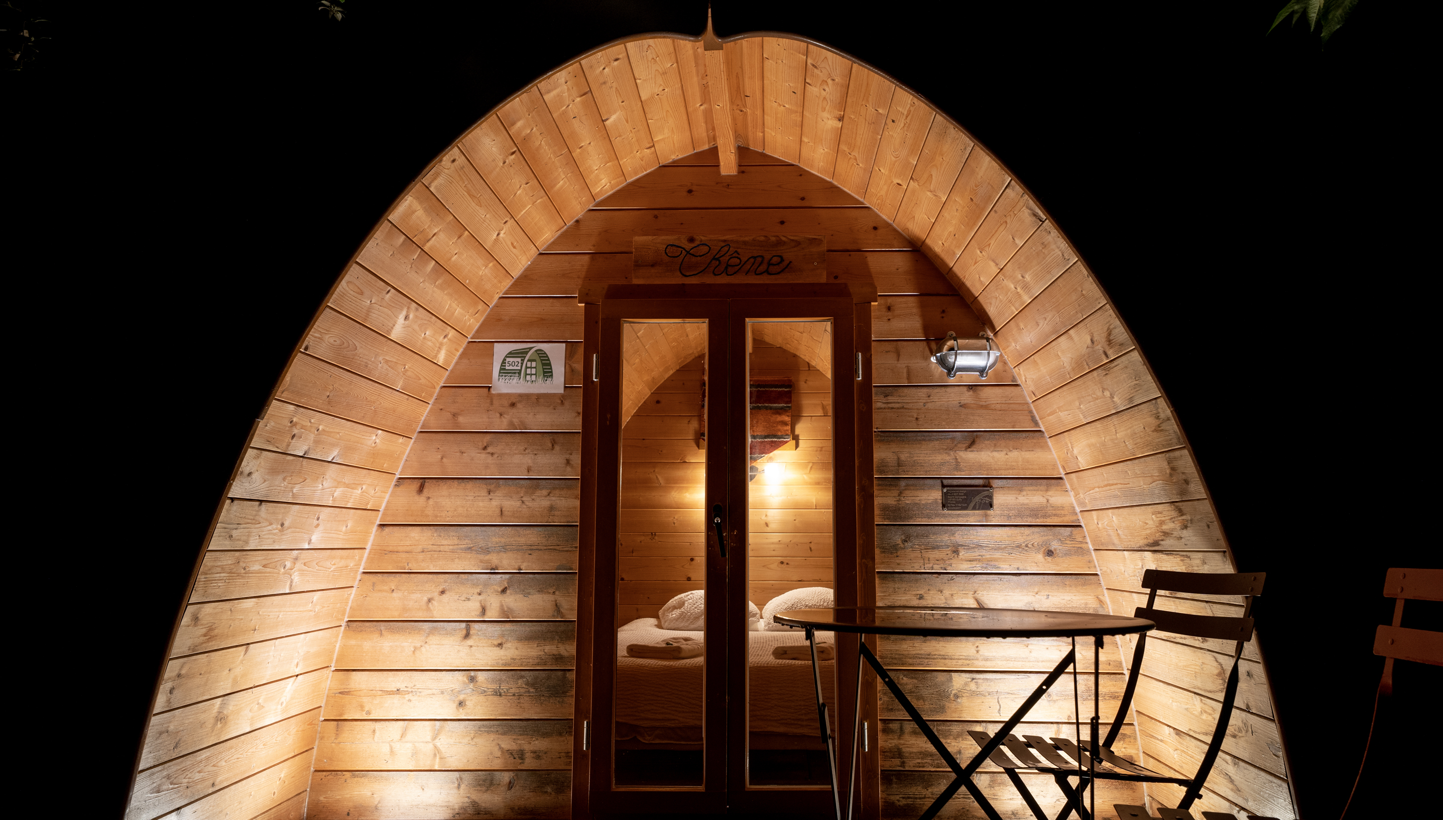 Pod — Nuit insolite au cœur de la nature en Aube à Bar-sur-Aube — chambre