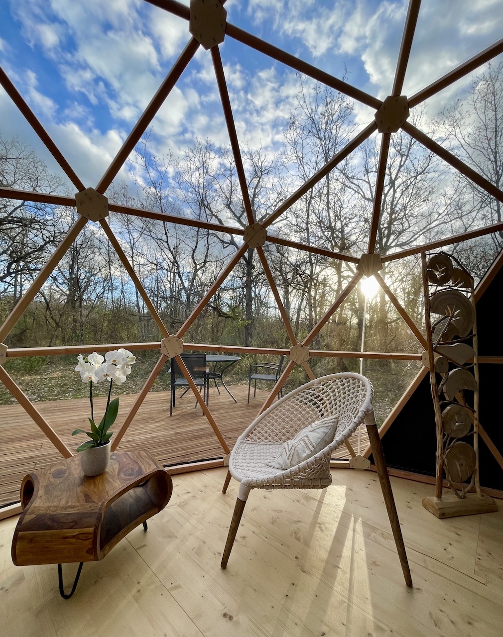 Photo 6/9 — Dôme « Dodo Dôme : une expérience unique en pleine nature » à Septfonds Tarn-et-Garonne