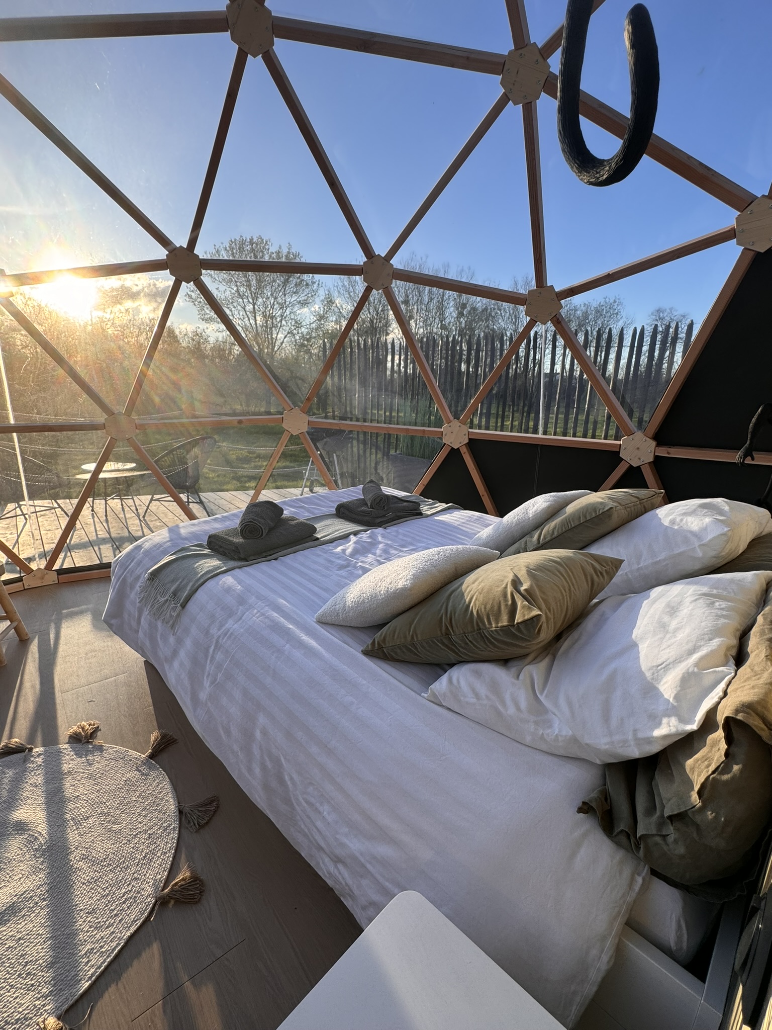 Dôme étoilé : une nuit sous les étoiles en Pays de la Loire à Orée D'anjou — espace de vie