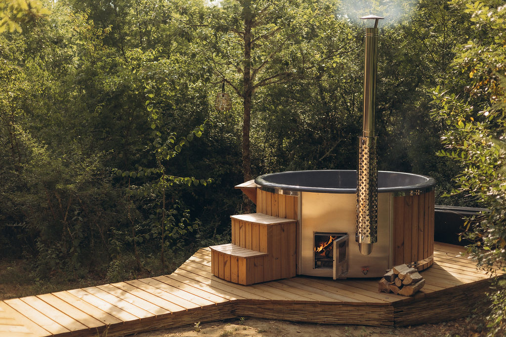 Cocon de verre avec Bain Nordique