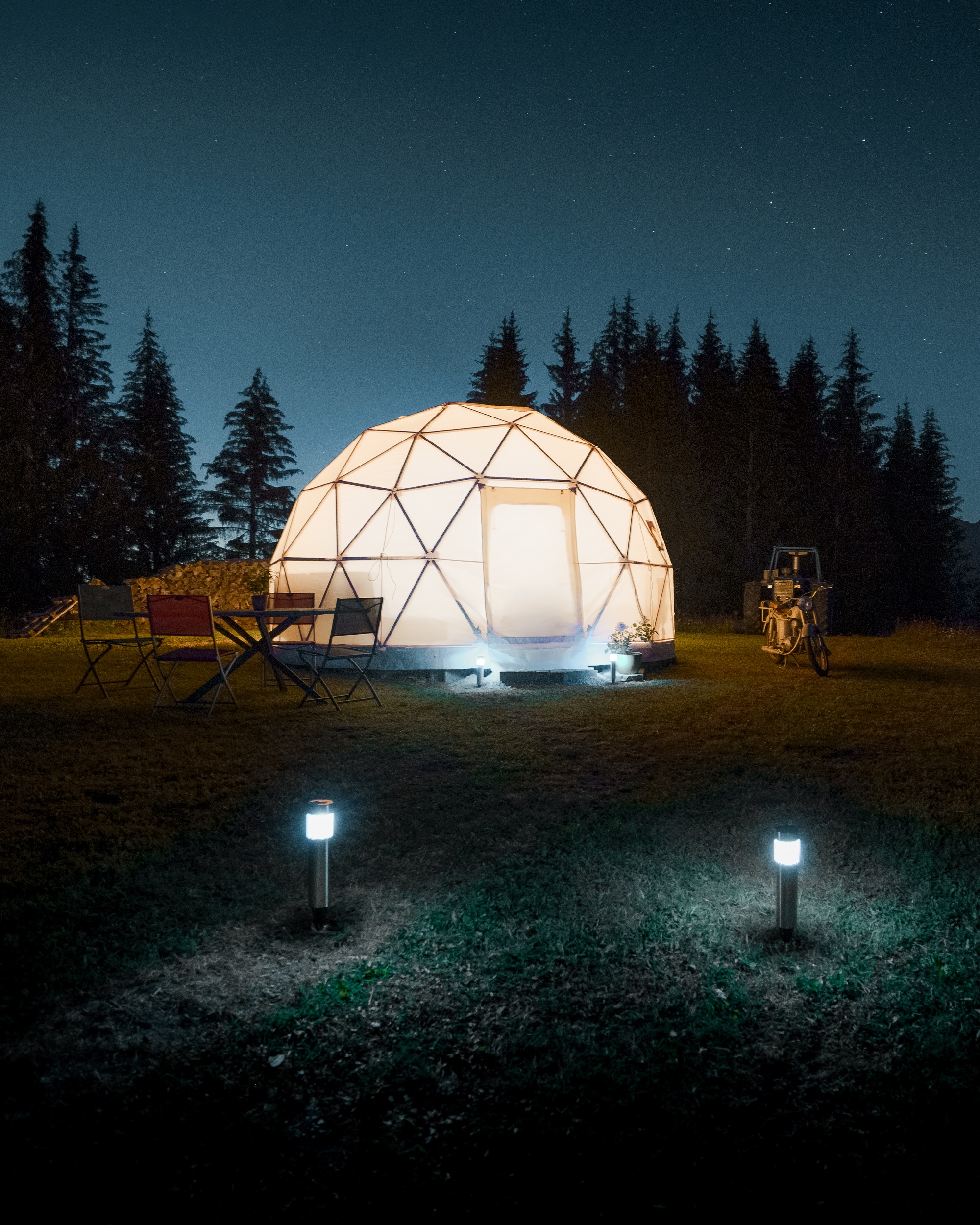 Chéry Dôme & Spa — Dôme avec spa à Haute-Savoie