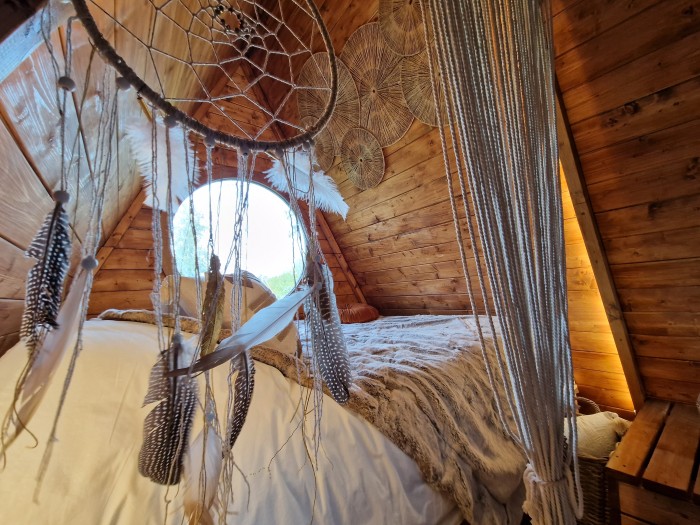 Indiana - La Cabane Tipi — Séjour panoramique en Moselle à Saint-Avold — salle de bain