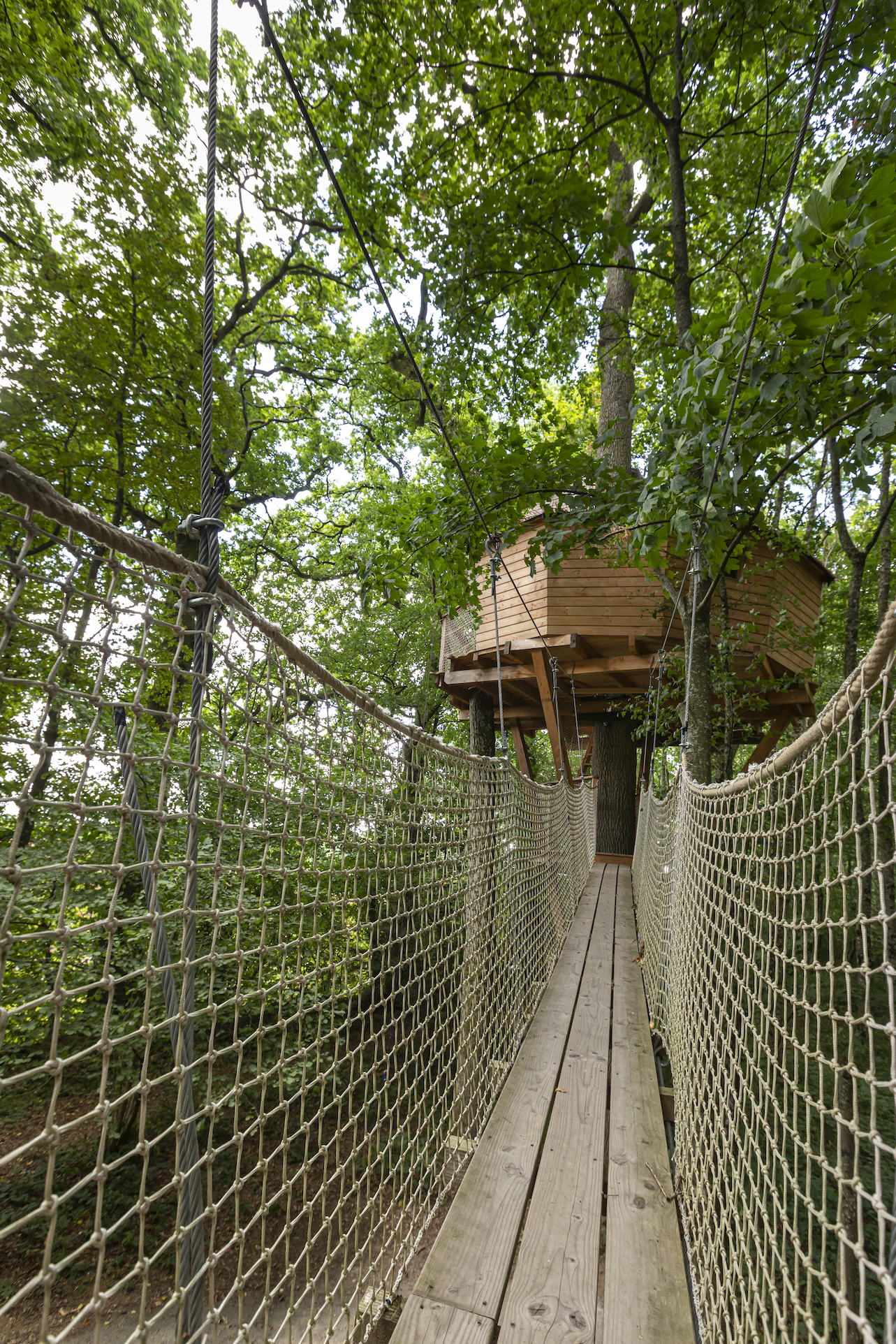 Monkey Tree : une cabane perchée au cœur de la Basse-Normandie à Moulicent — vue intérieure
