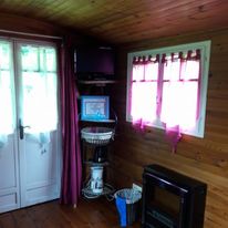 La Verdine — Roulotte avec spa à Laon (Aisne) à Laon — chambre