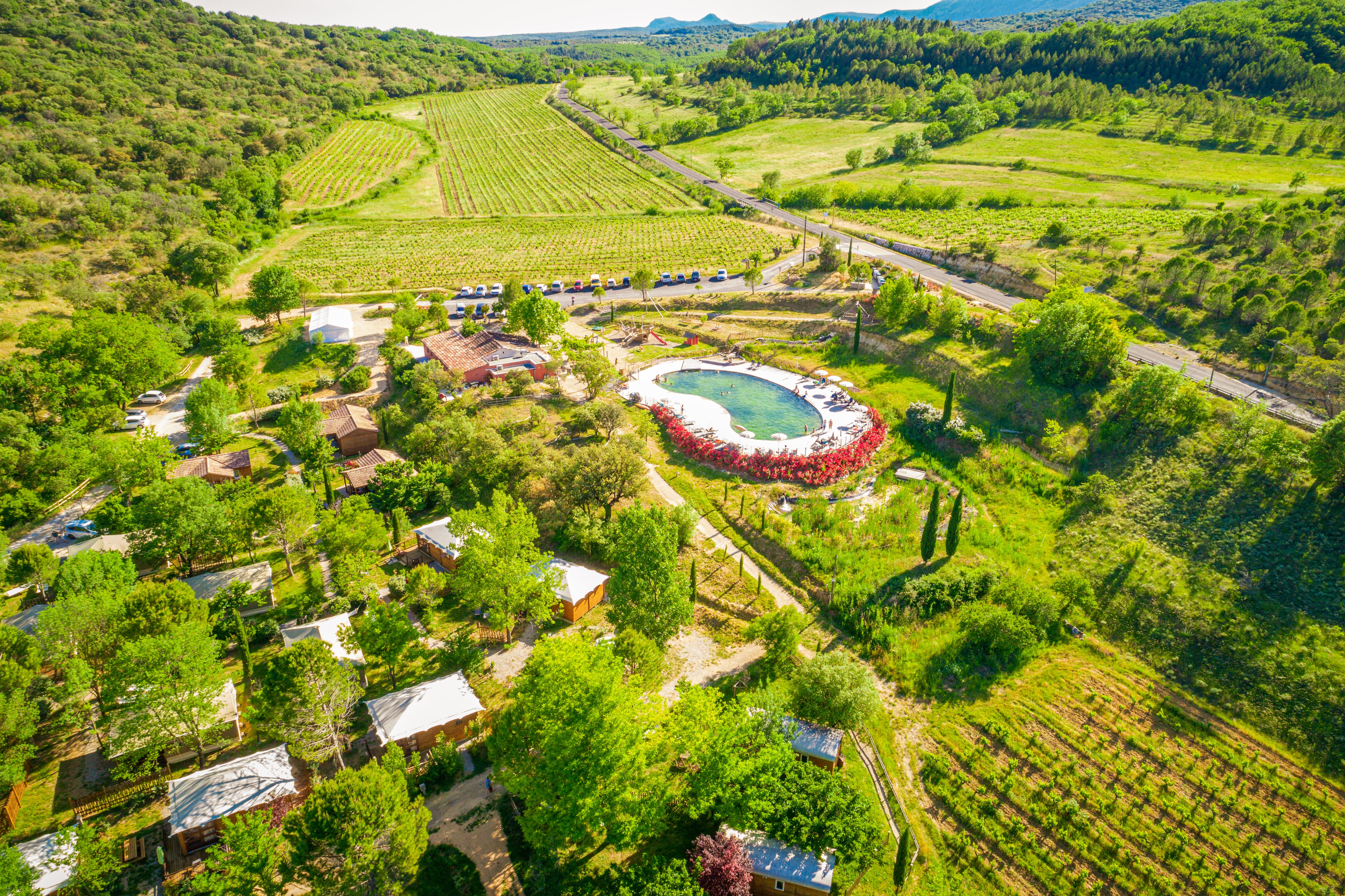 Cottage Luxe — Cabane avec spa à Domaine d'Anglas dans l'Hérault à Brissac — vue intérieure
