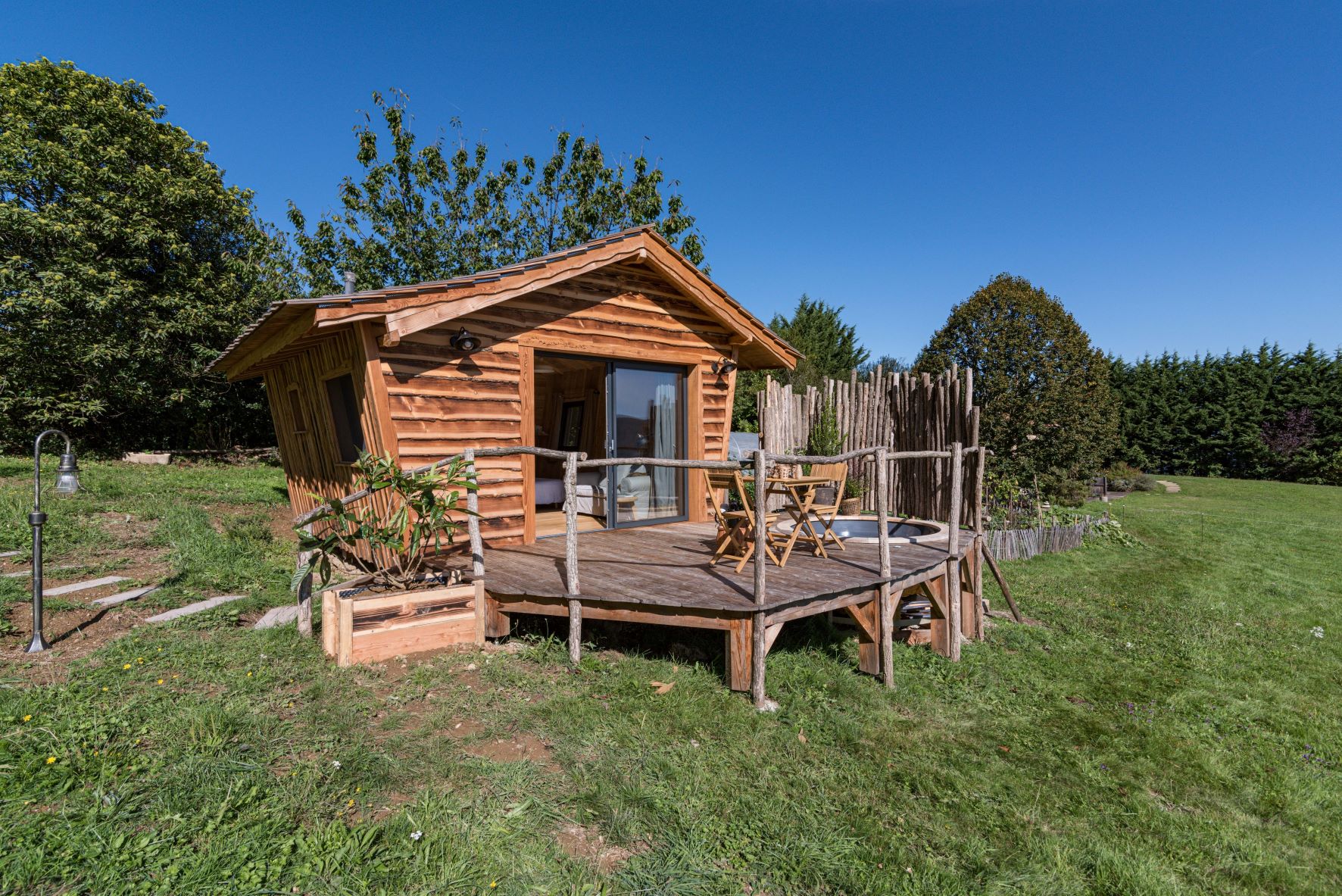 La Petite Ariégeoise — Cabane sur pilotis avec spa à Ariège