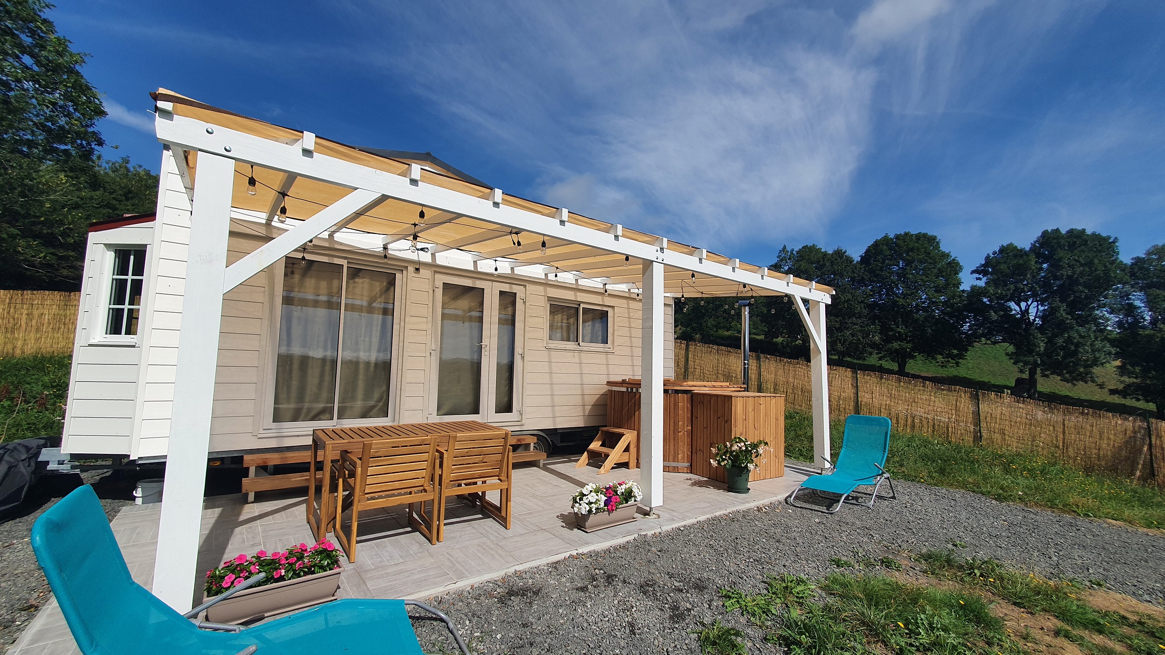 La Maison de Meï & Spa : une tiny house au cœur de l'Auvergne