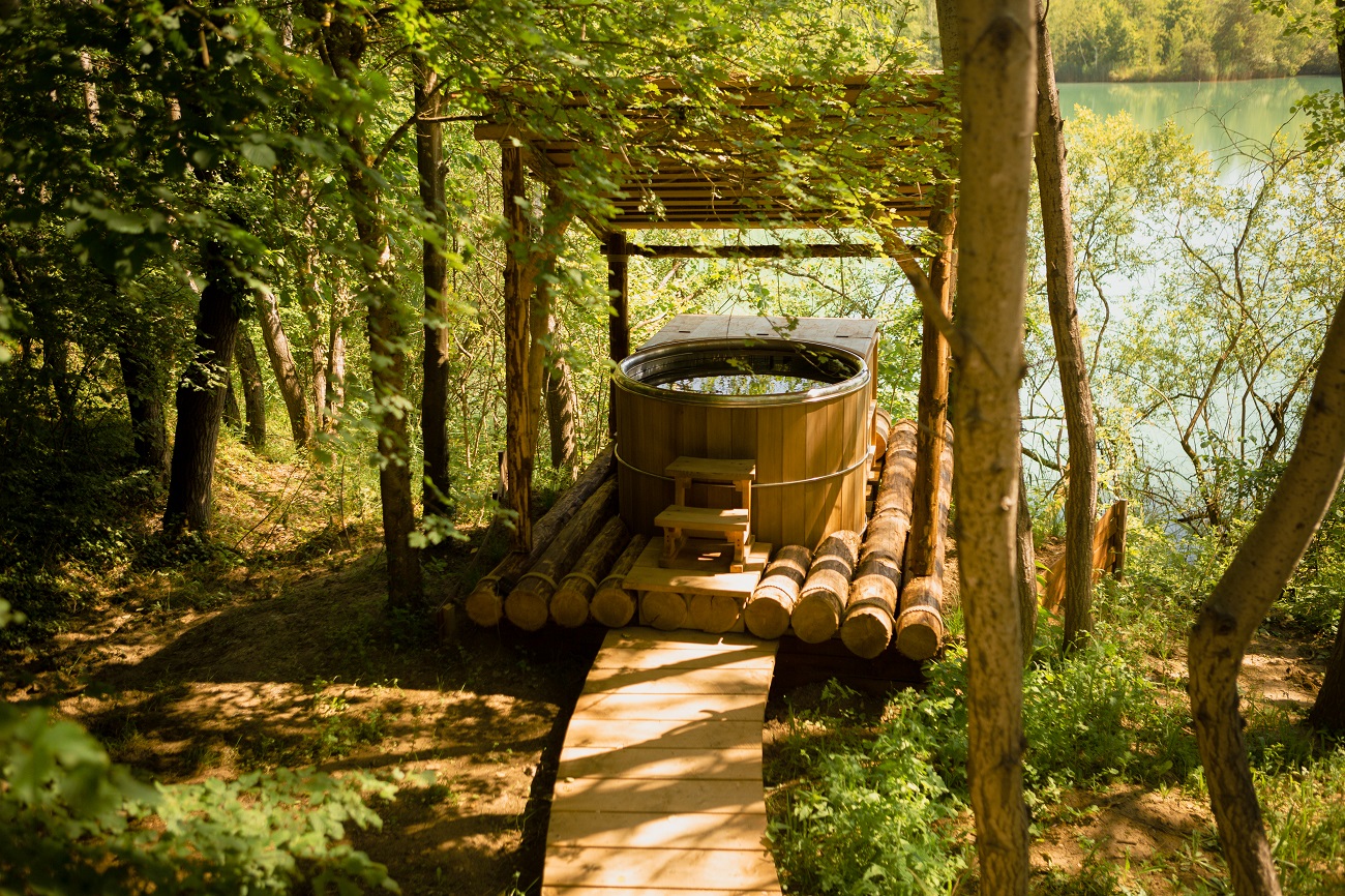 Cabane Spa Amarante : une évasion au cœur de la Picardie à St-Léger-Aux-Bois — chambre