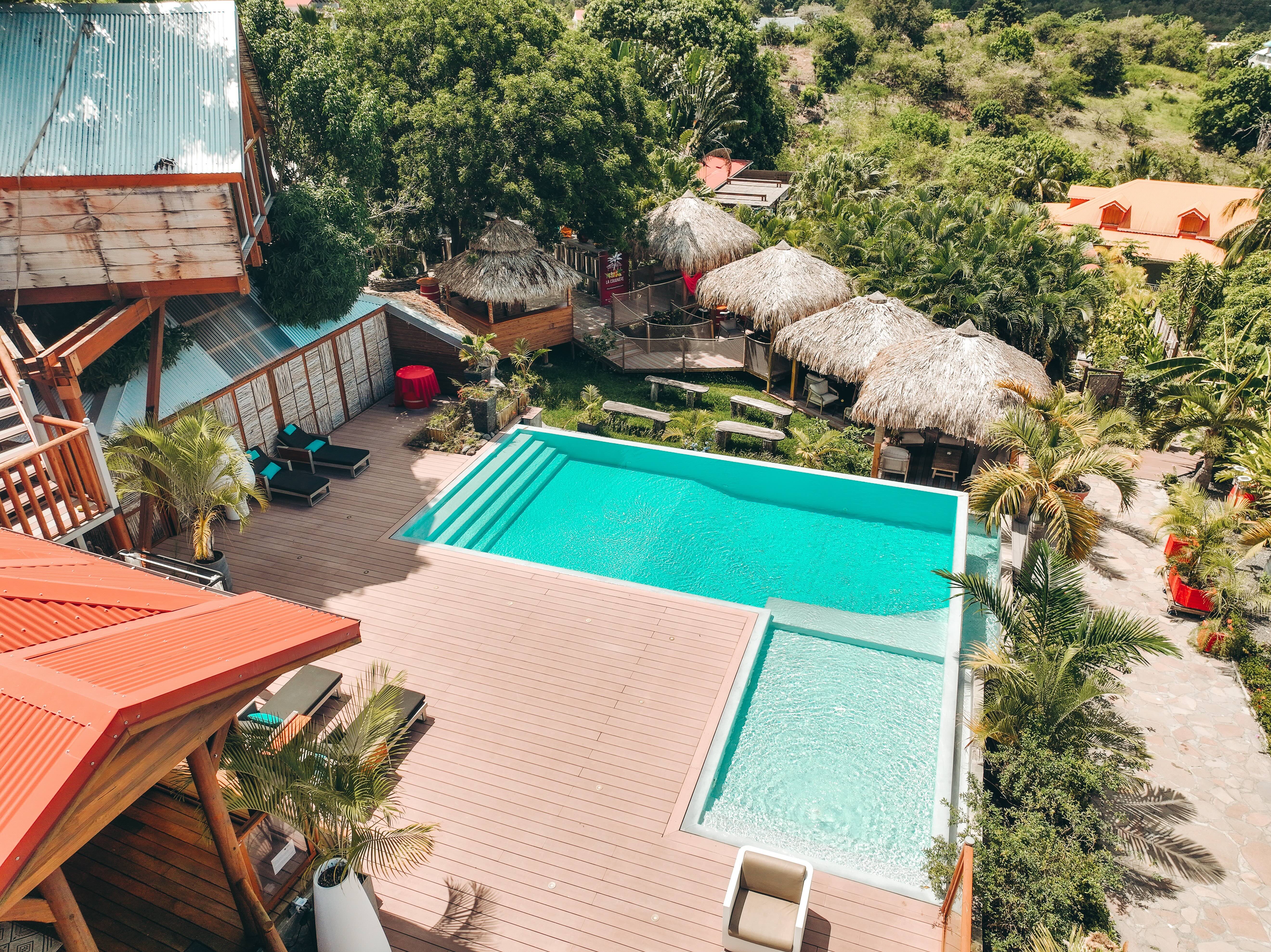 Kaza man coco : une cabane sur pilotis en Guadeloupe à Vieux Habitants — espace de vie