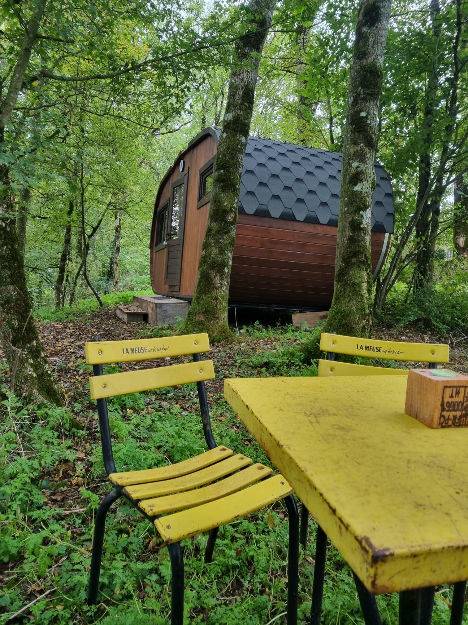 La cabane Bohème — Cabane avec spa à Indre à Châteauroux — chambre