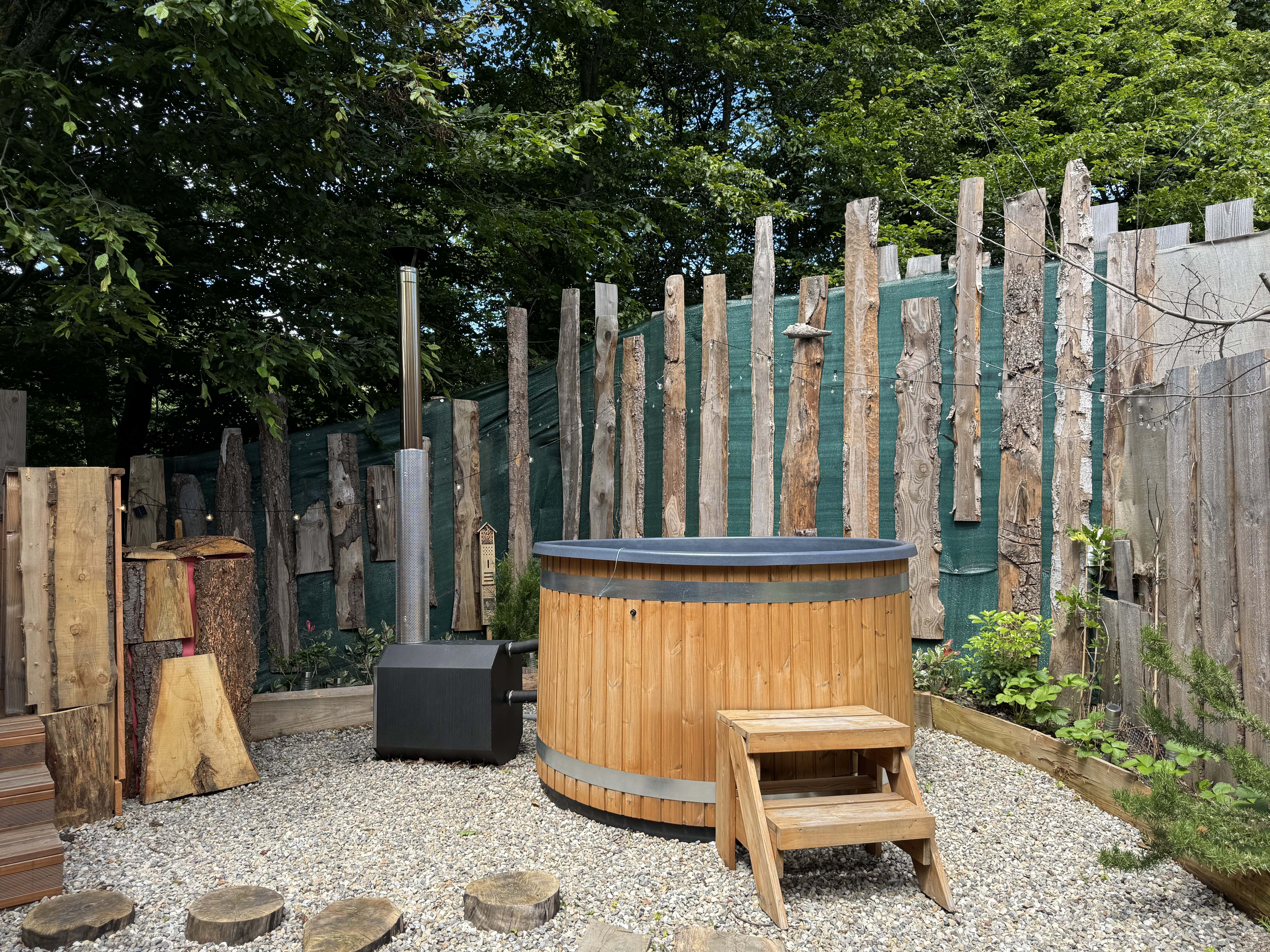 La Maison Pégase - Une cabane en Alsace avec bain nordique à Orbey — vue intérieure