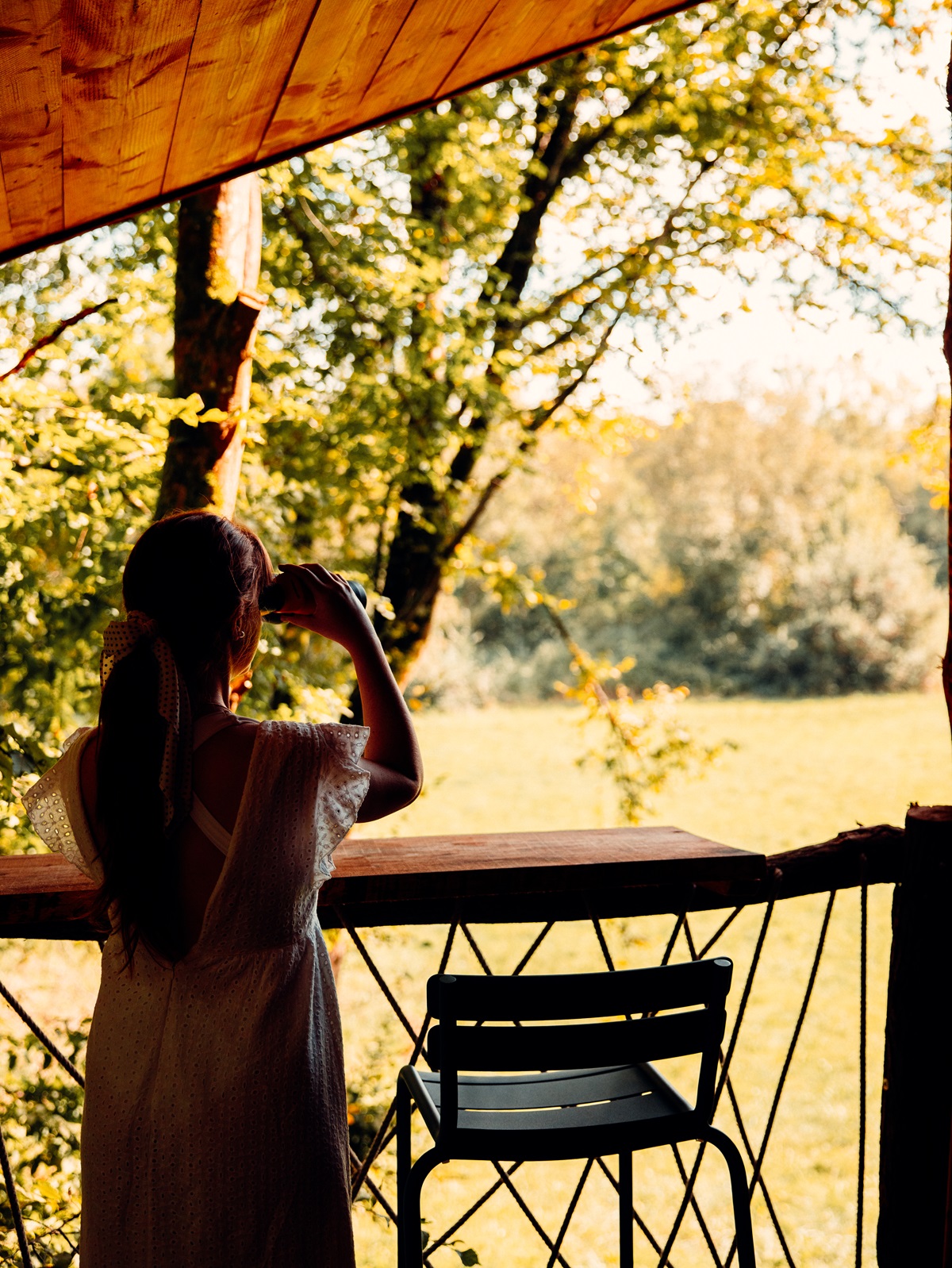 Cabane Spa Haut Perchoir : une expérience unique en Picardie à St-Léger-Aux-Bois — détail architectural
