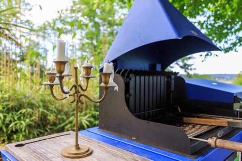 Gîte Irouleguy — Chambre à thème avec spa à Landes à Château d'Estrac — cuisine