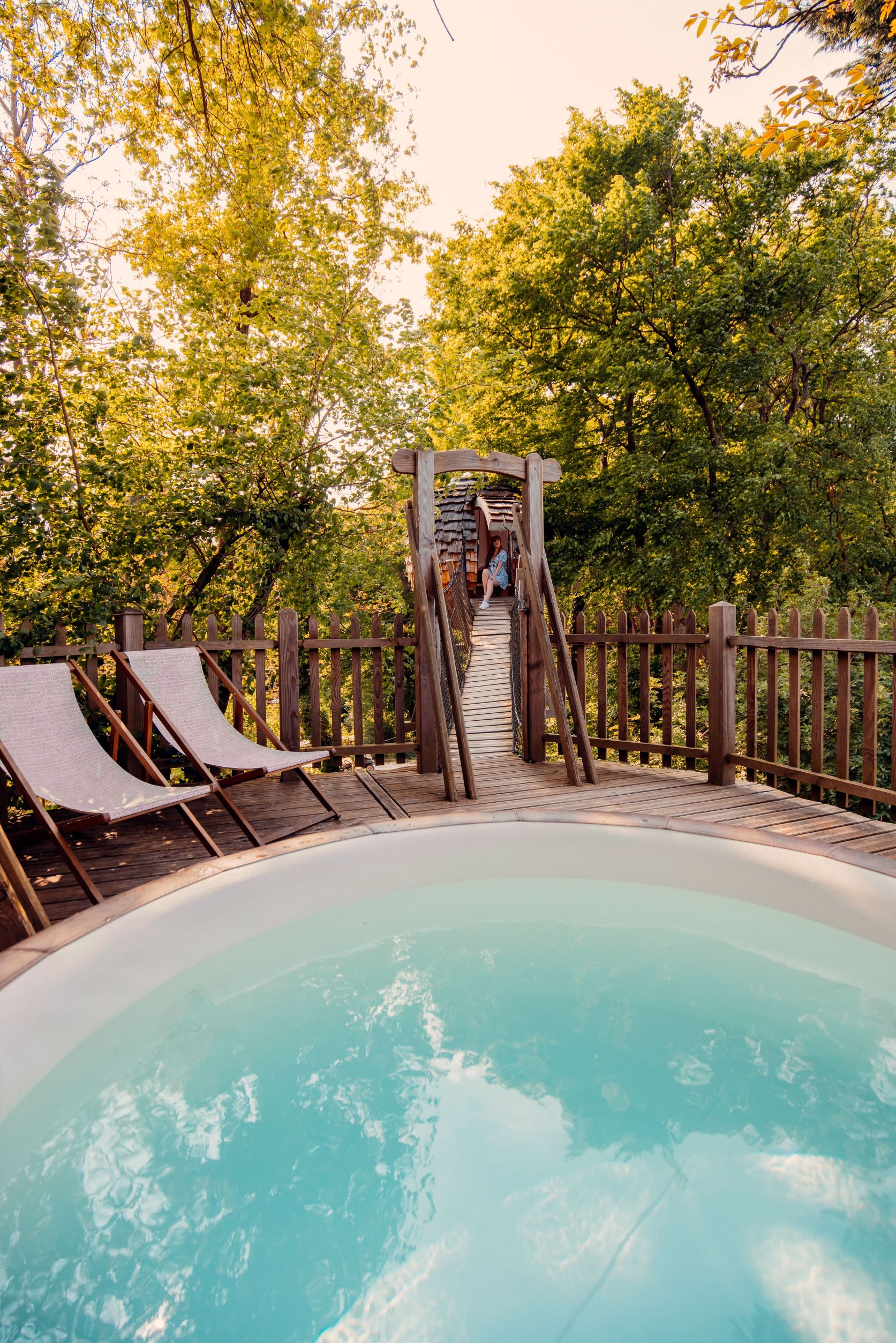 Cabane Spa Cocoon Étoilé : une évasion sensorielle en Picardie à Rosoy-En-Multien — vue depuis la terrasse