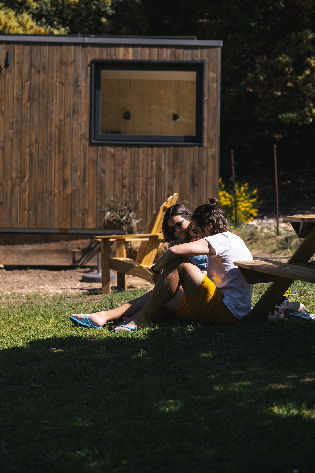 Tiny house moderne au pied du Mont Ventoux à Le Barroux — chambre