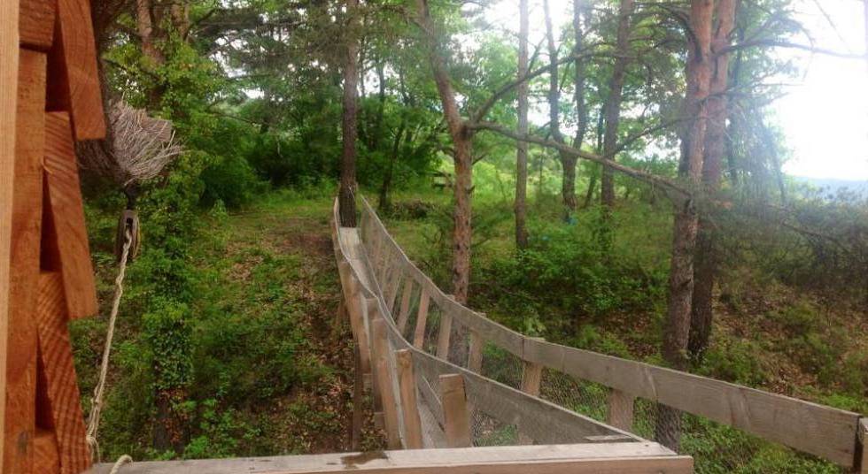 Photo 8/9 — Cabane « La Cabane de Camille : une expérience suspendue dans les arbres » à Beynes Provence-Alpes-Côte d'Azur