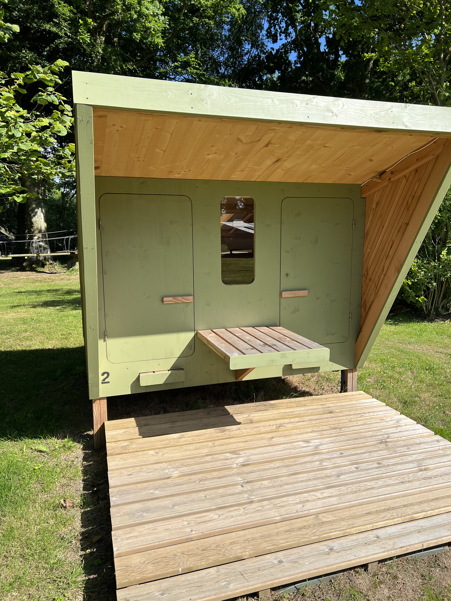 Petite cabane en bois — Nuit perchée à 6m à Étretat en Seine-Maritime à Étretat — vue intérieure