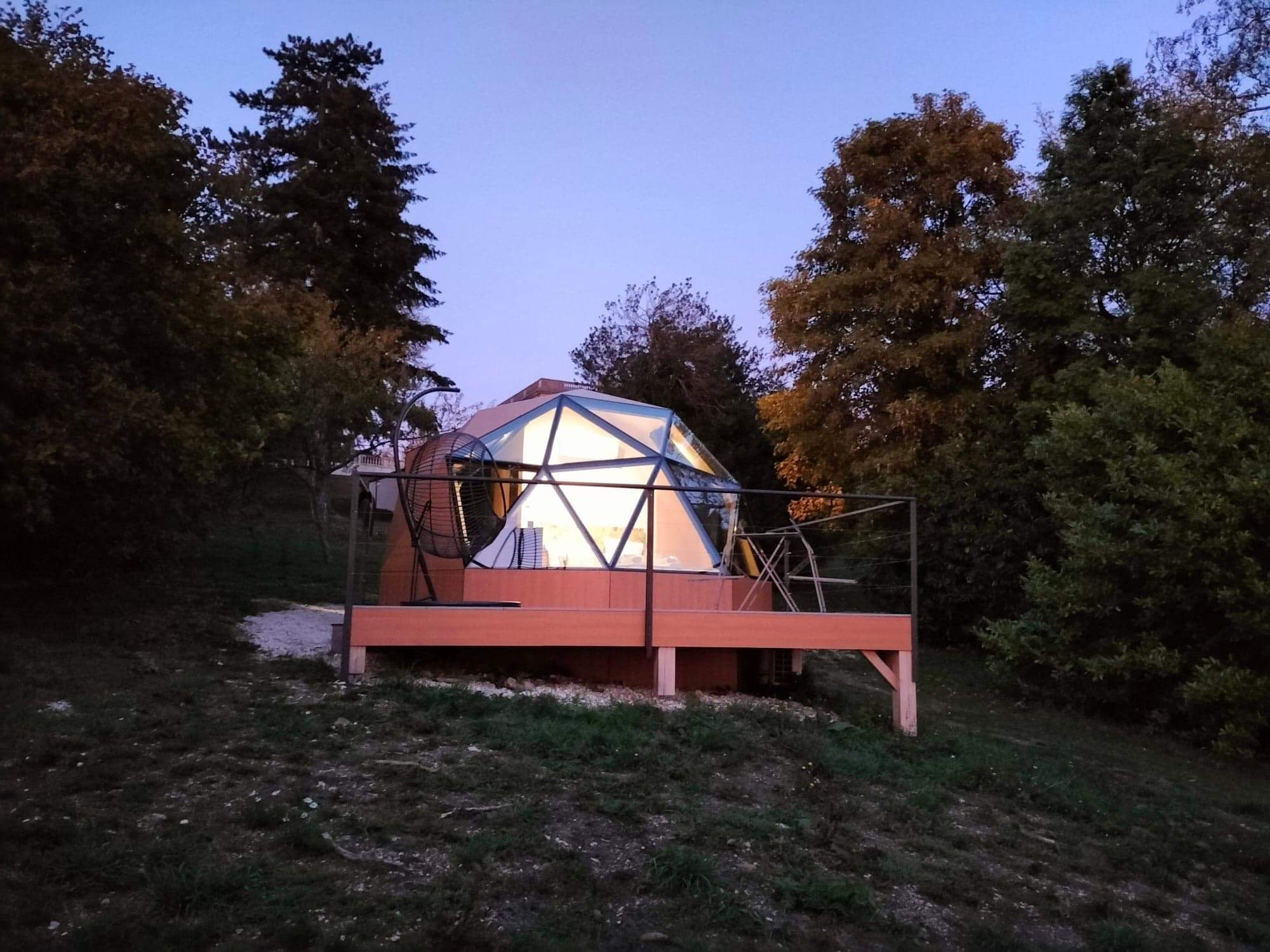 Le Dôme Tanière du Renard — Dôme avec vue imprenable à Marne à Châlons-en-Champagne — détail architectural