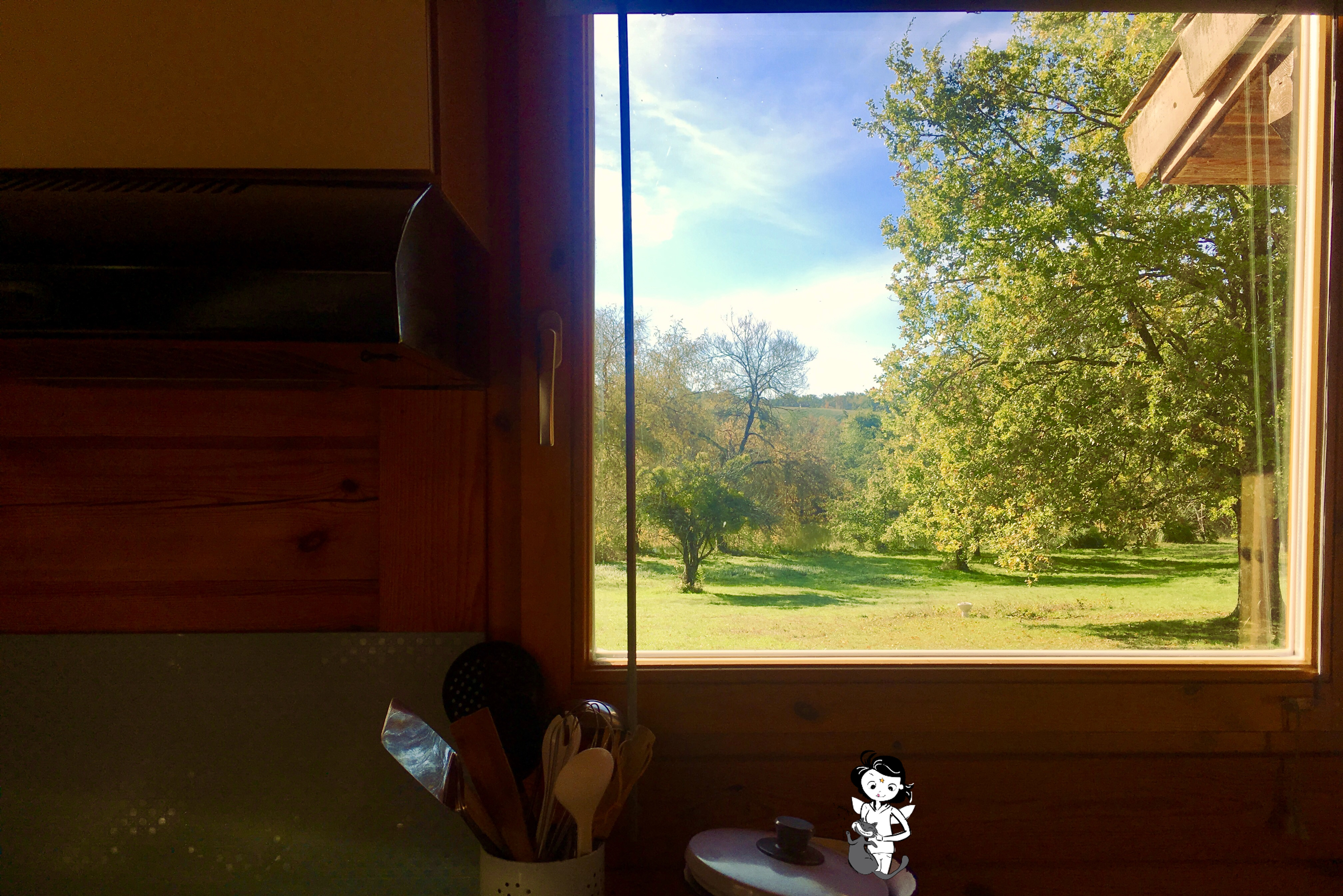 Le Chalet Lumineux — Chalet avec spa à Tarn à Albi — détail architectural