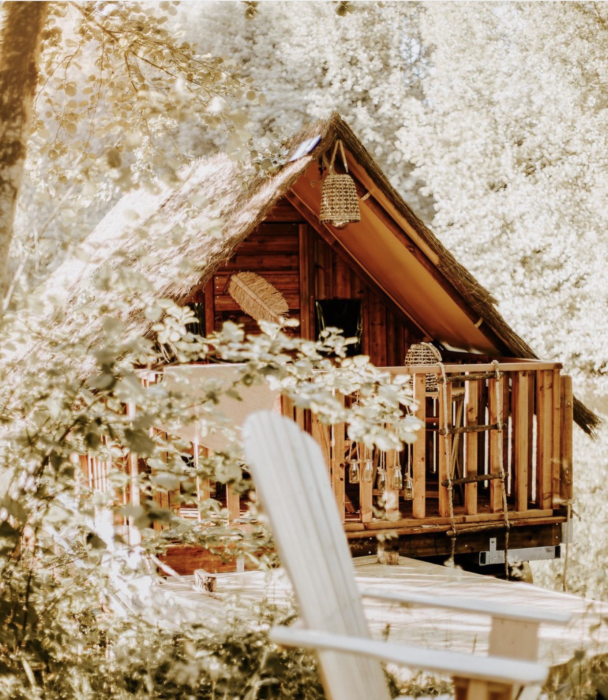 Le Radeau — Cabane sur l'eau avec spa à Côte-d'Or à Dijon — vue intérieure