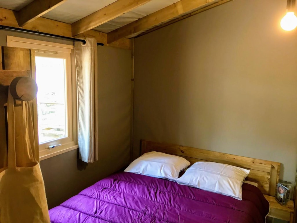 Lodge Sweetflower — Cabane avec spa à La Tranche-sur-Mer (Vendée) à La Tranche-sur-Mer — vue depuis la terrasse