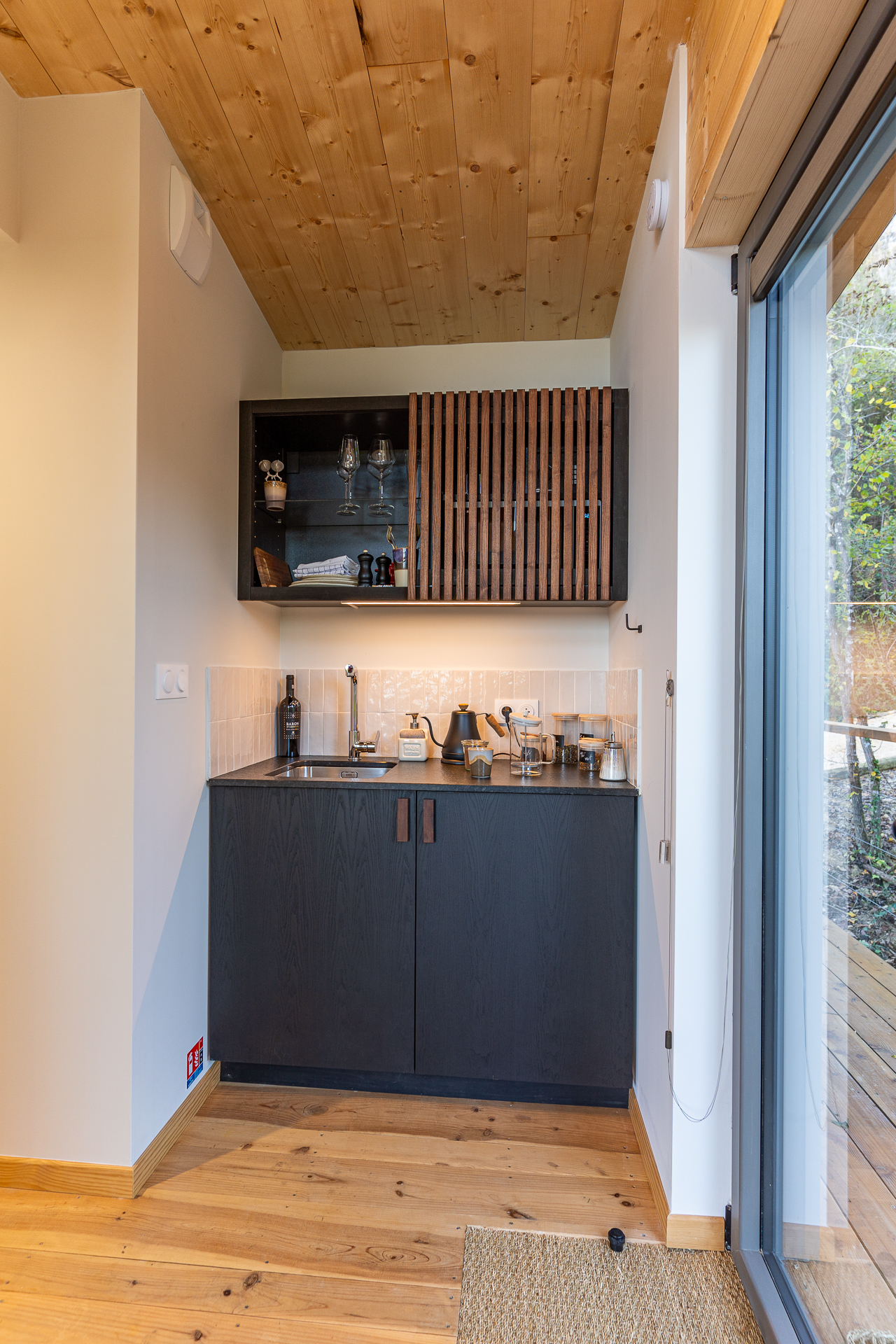 Le Carrelet 4 — Cabane sur pilotis avec Spa à Lot-et-Garonne à Agen — vue depuis la terrasse
