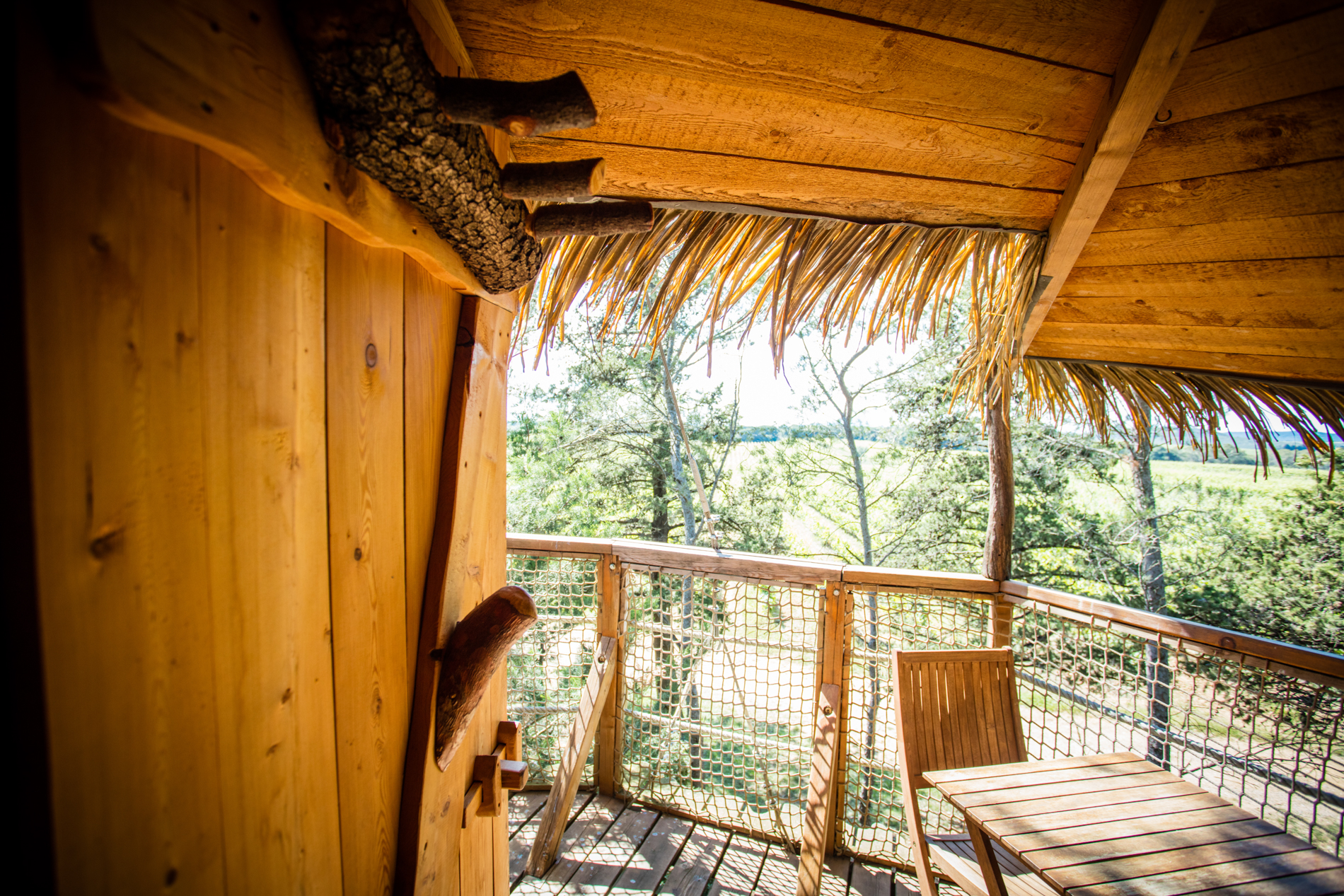 Tourterelle & Spa privatif — Cabane dans les arbres à 7m dans l'Hérault à Saint-Drezéry — environnement naturel