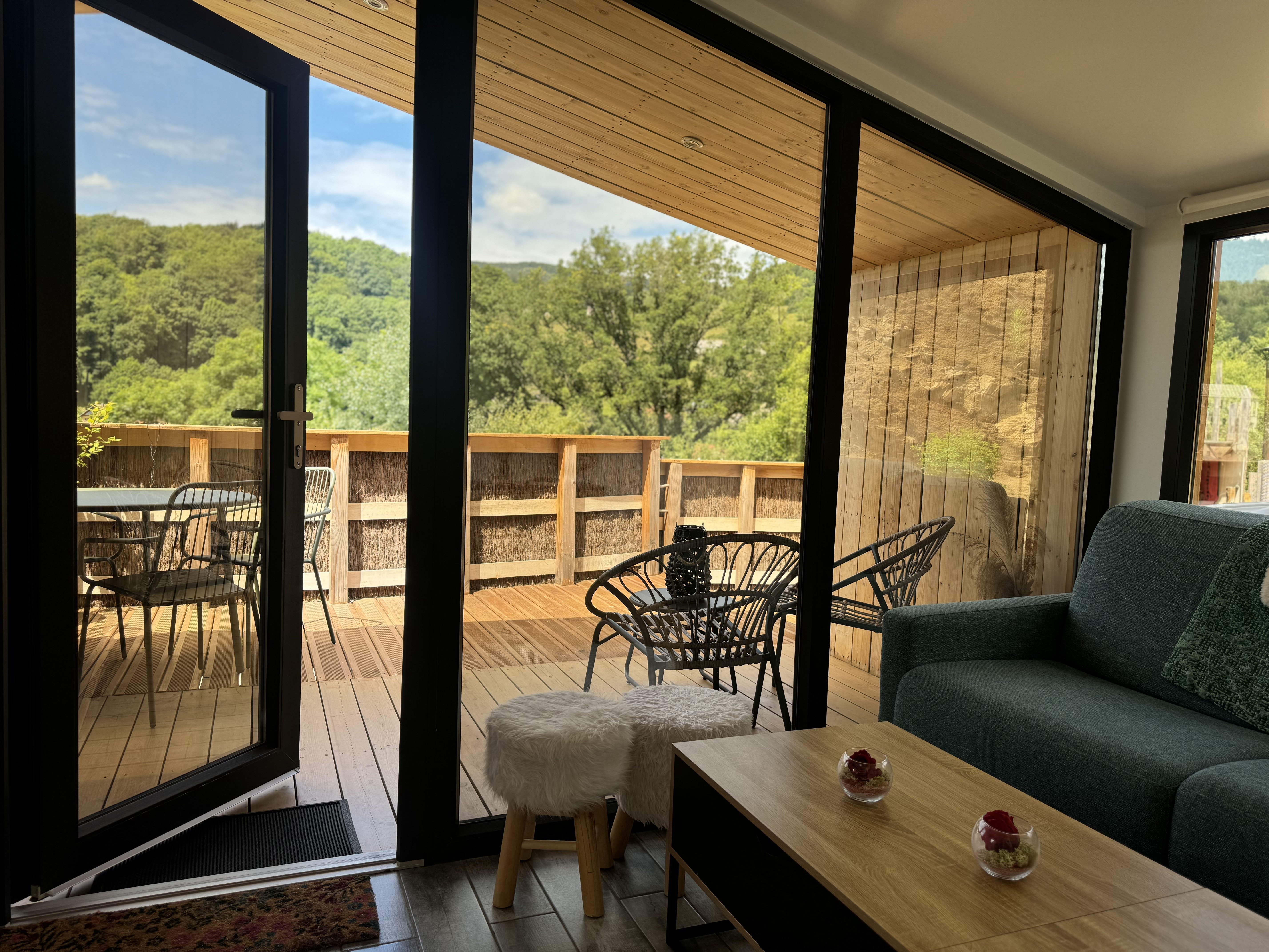 La Maison Orion - Une cabane avec bain nordique en Alsace à Orbey — salle de bain