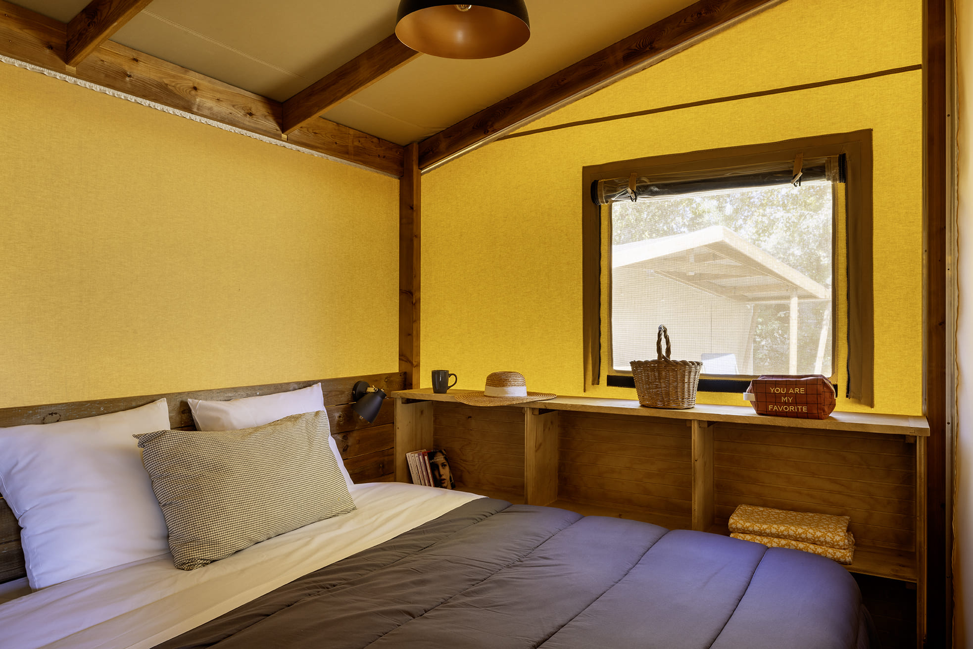 Cabane Cotton 3 chbres — Hébergement avec spa à La Davière Plage à Saint-Jean-de-Monts — détail architectural