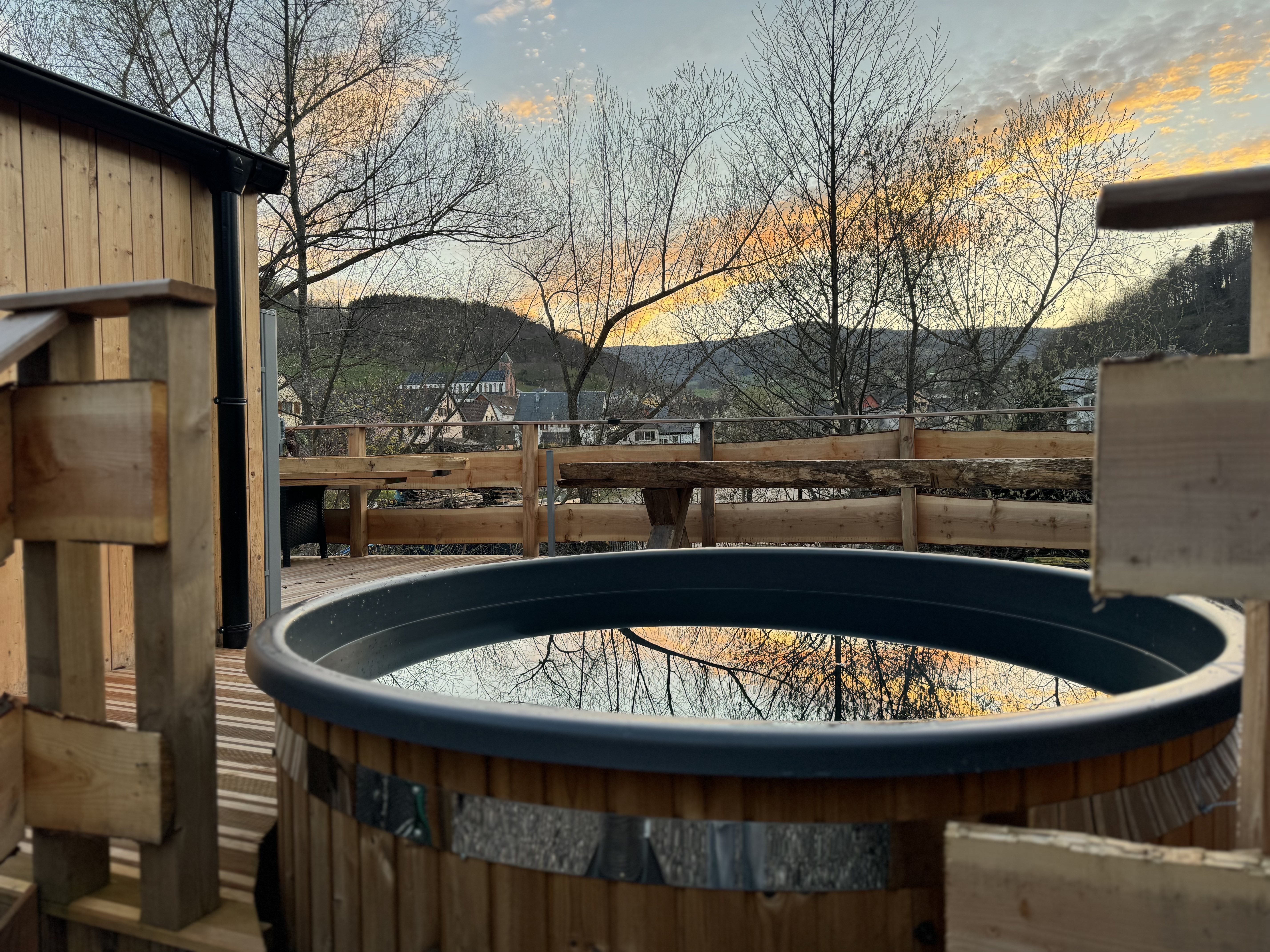 La Maison Céphée : une cabane avec bain nordique en Alsace à Orbey — détail architectural