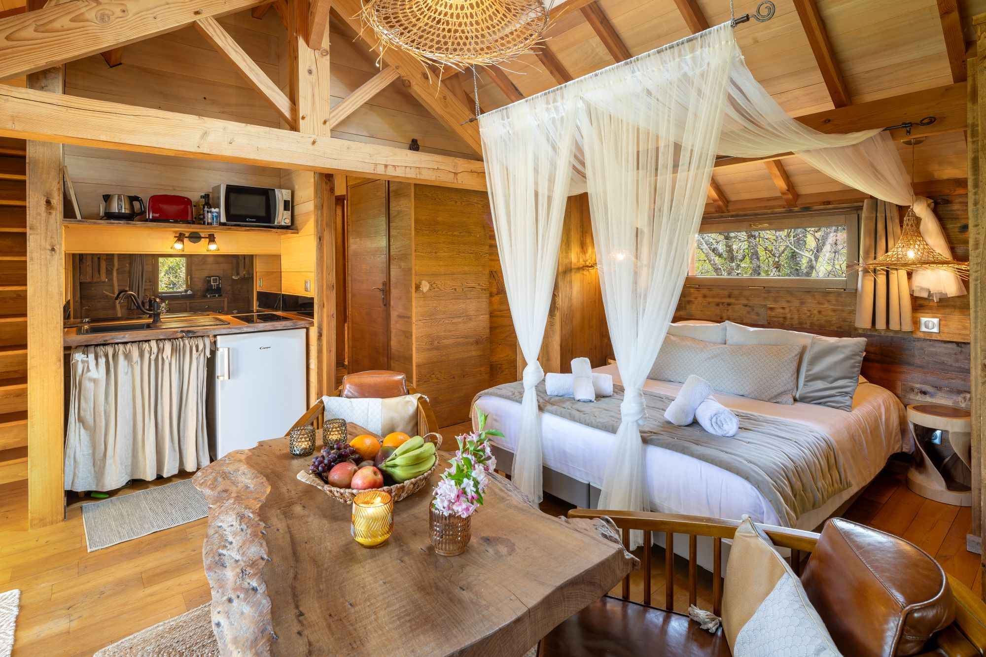 Cabane Spa Tobago : une expérience unique en Aquitaine à Carsac-Aillac — salle de bain