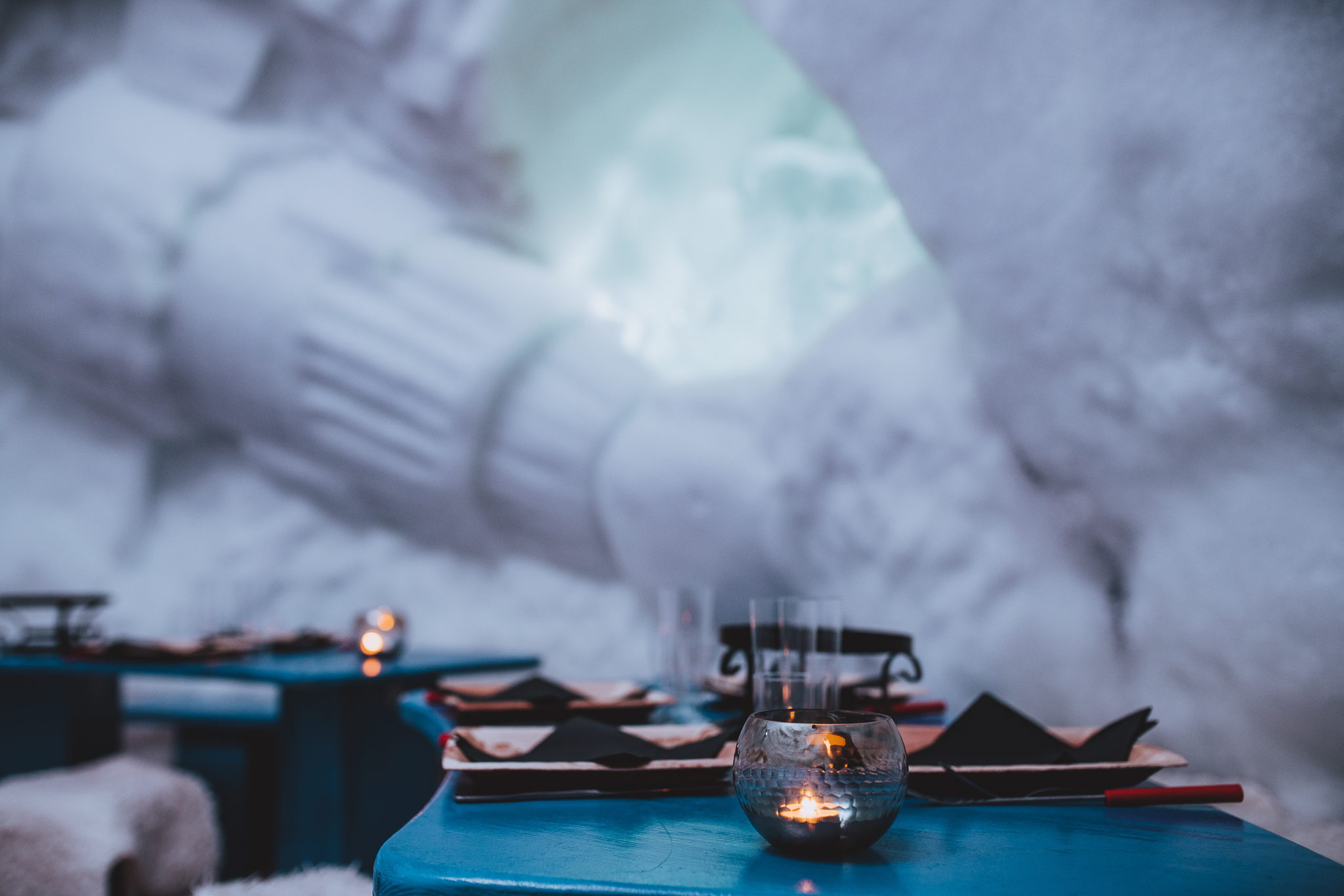 Village Igloo Avoriaz — Nuit insolite dans un igloo à Haute-Savoie à Morzine — cuisine