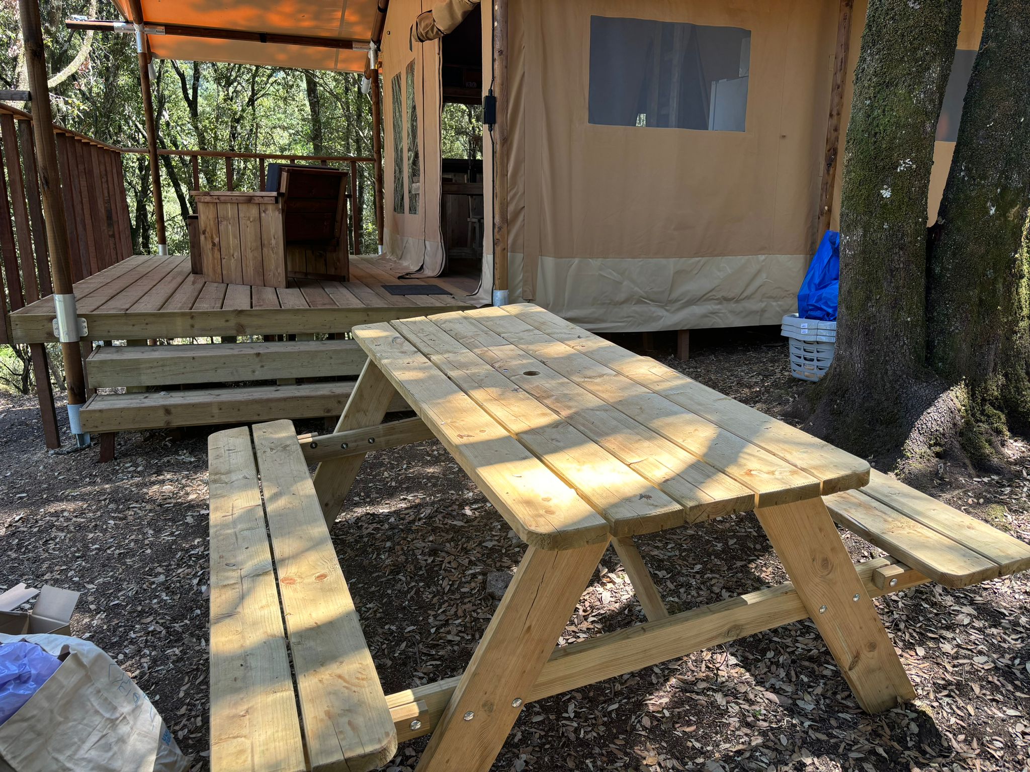 CHIOSA — Tente avec vue imprenable à Olivese en Corse-du-Sud à Olivese — salle de bain