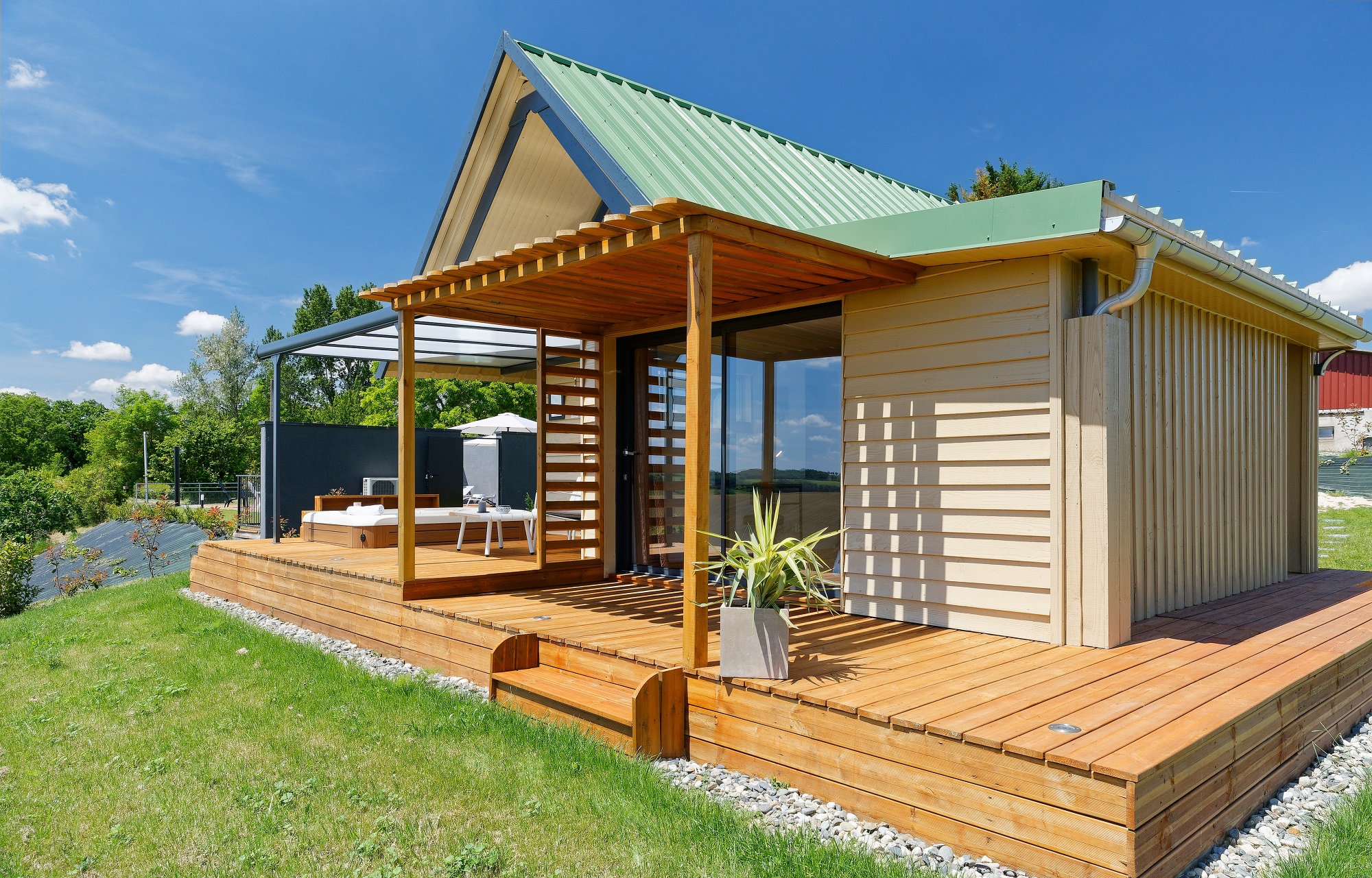 Chalet SAGA SPA Jacuzzi : une évasion romantique en pleine nature à Savignac Mona — espace de vie