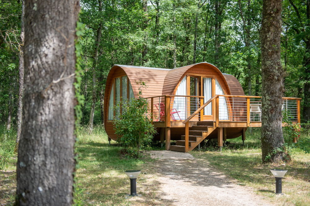 Lodge avec Terrasse Privative — Hébergement insolite à Loir-et-Cher à Cour Cheverny — environnement naturel