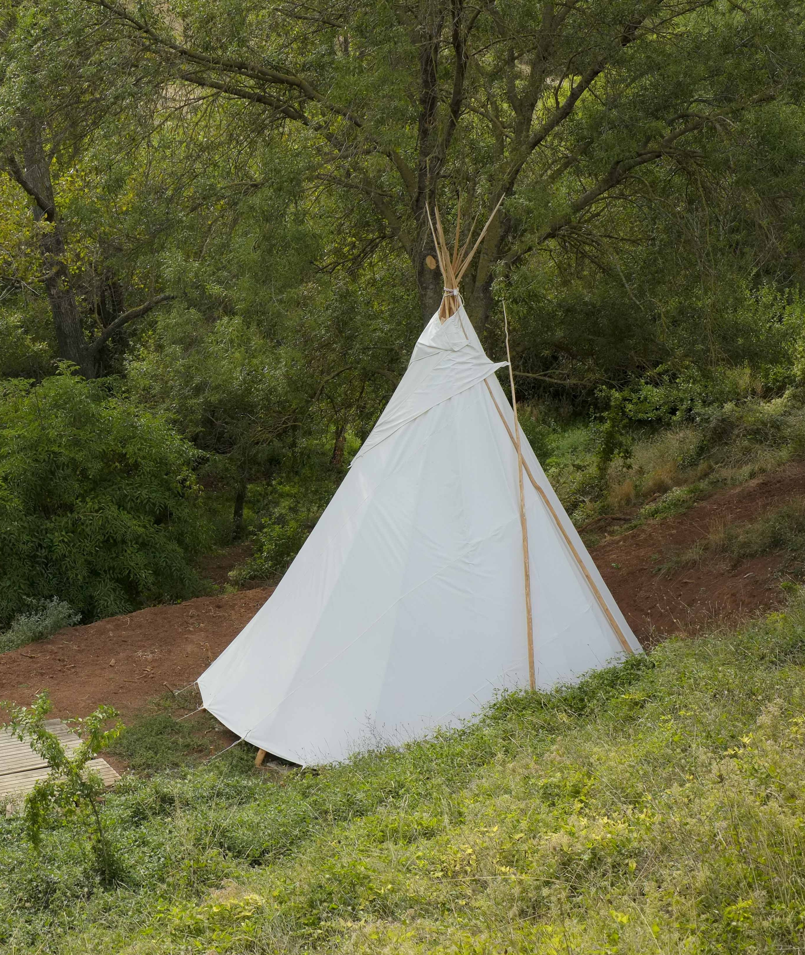 Tipi Paco — Séjour au bord d'un ruisseau dans l'Hérault à Béziers — salle de bain