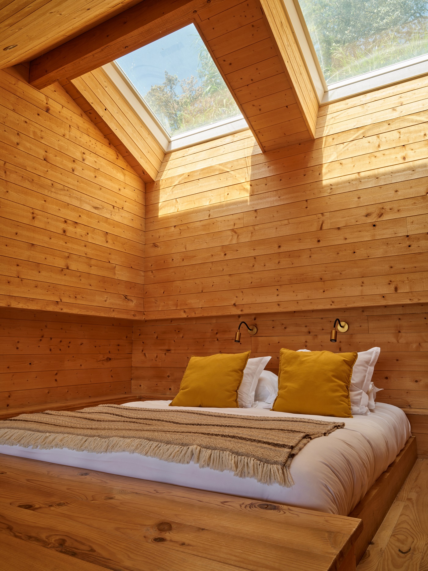 Cabane Spa Cosmos : une évasion végétalisée en Provence à Sorgues — vue intérieure
