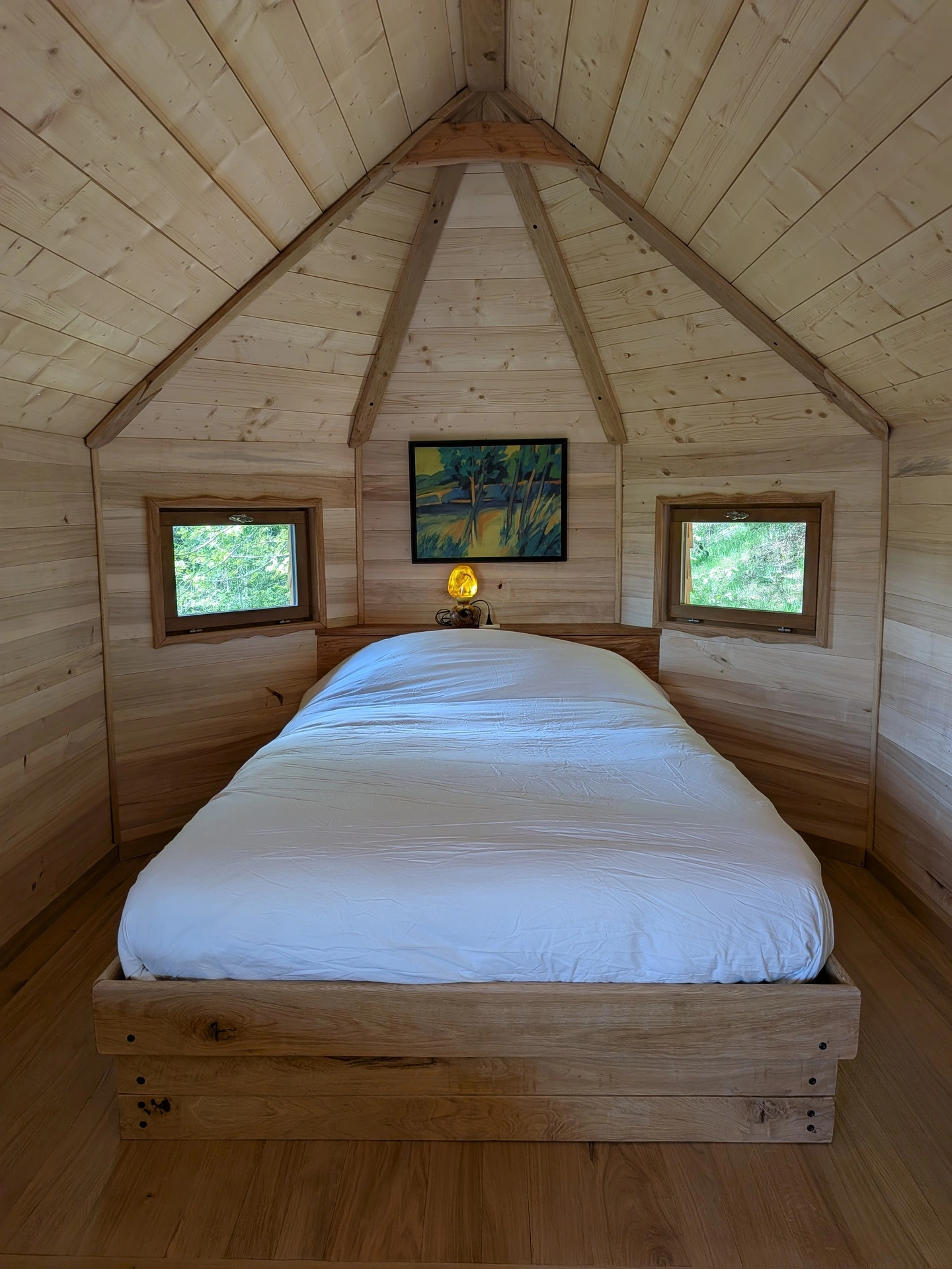 Le château des Havres Verts — Cabane sur pilotis avec spa à Cantal à Madic — environnement naturel