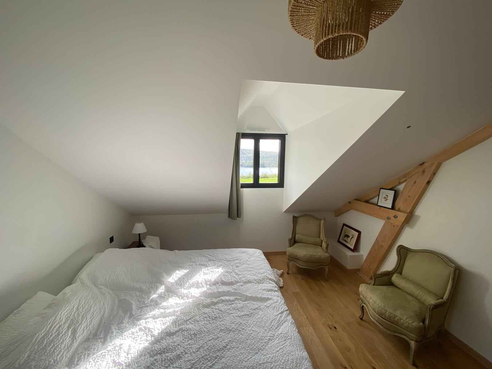 Maison Canadienne — Séjour unique avec spa en Baie de Somme à Beauchamps — vue depuis la terrasse