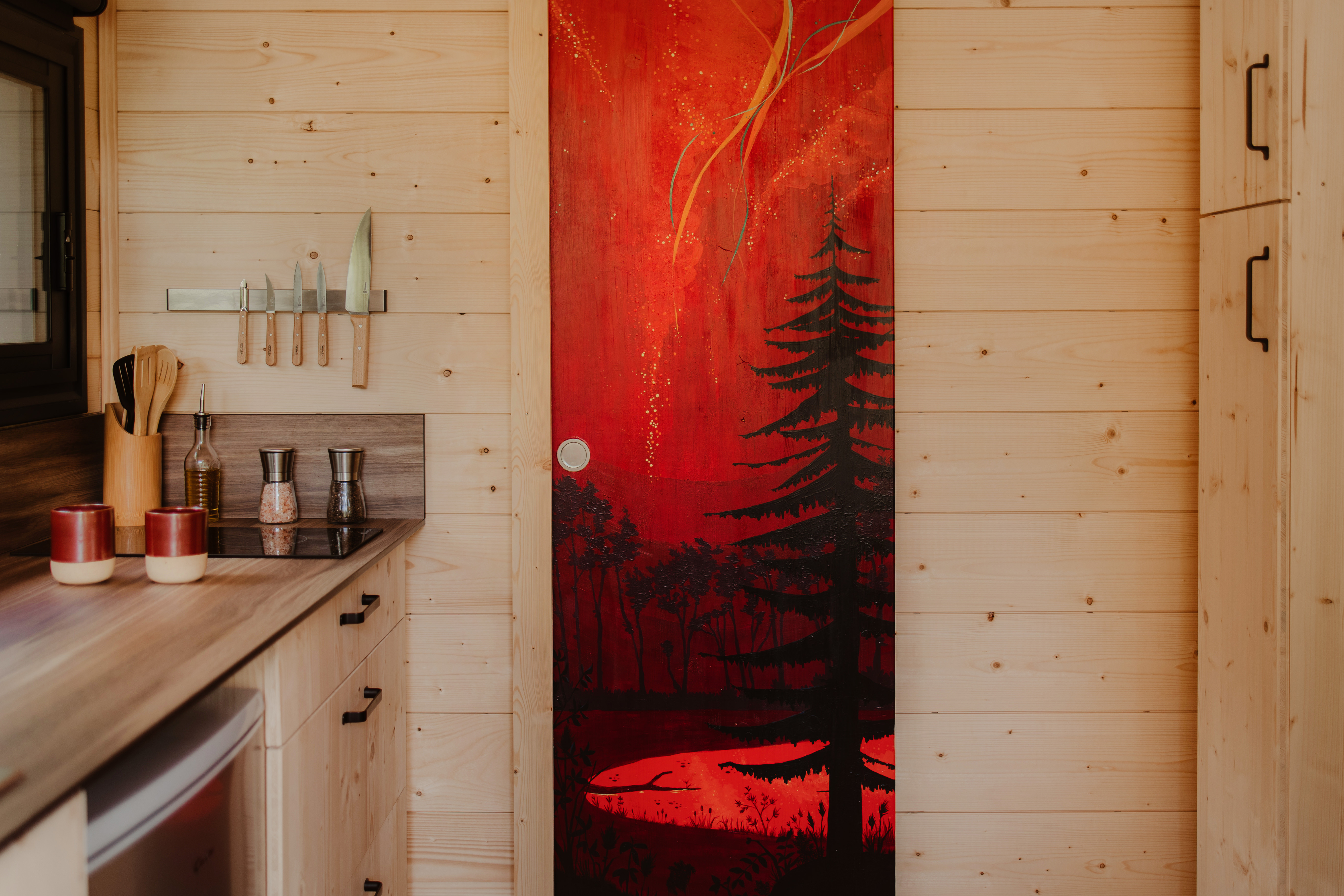 Antarès — Tiny House avec spa à Châteauroux (Loiret) à Châteauroux — vue intérieure