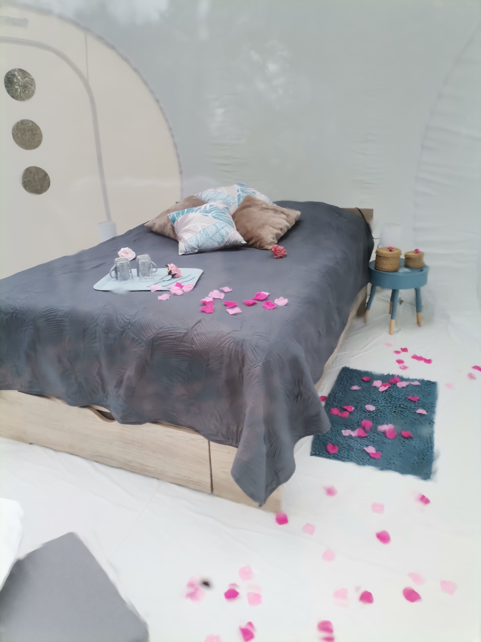 Bubble Dream : une bulle d'évasion en Provence à Beynes — vue depuis la terrasse