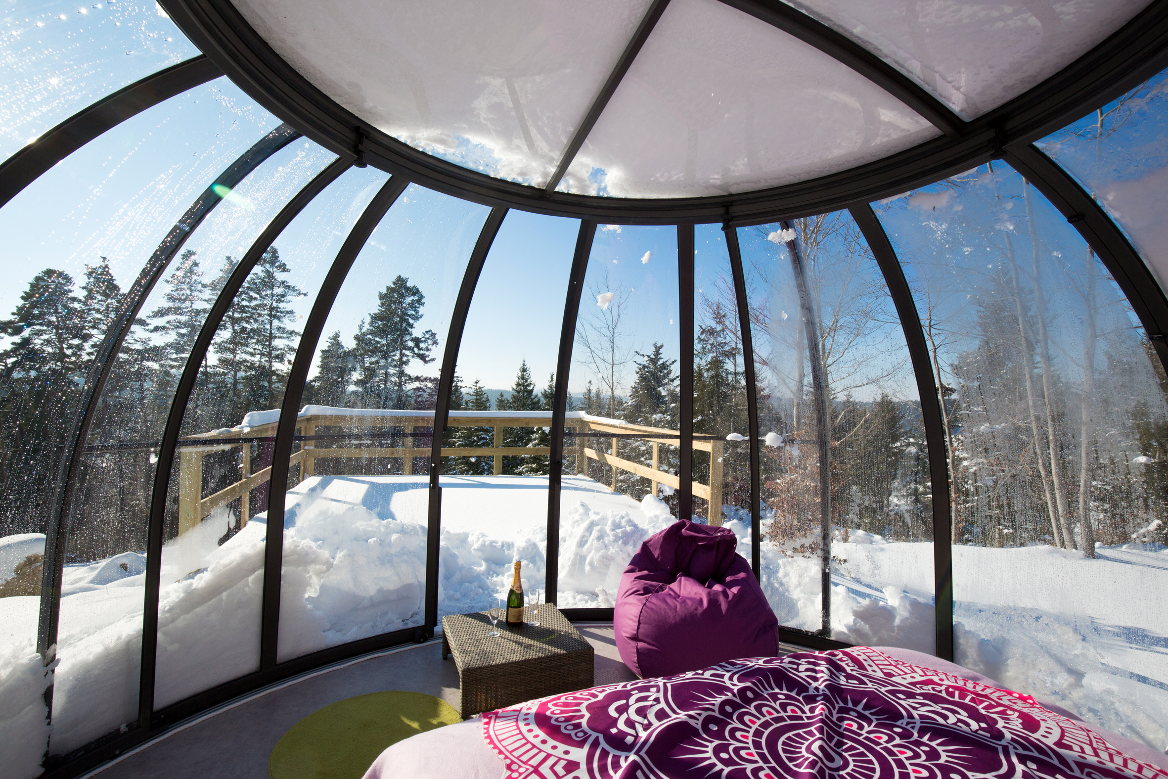 Le DOME ETOILE — Nuit étoilée en Dôme à Haute-Loire à Saint-Christophe-d'Allier — salle de bain