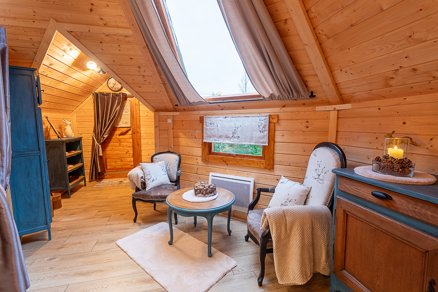 Lodge Mon P'tit Lapin & Spa : une évasion romantique en pleine nature à Montgon — vue intérieure