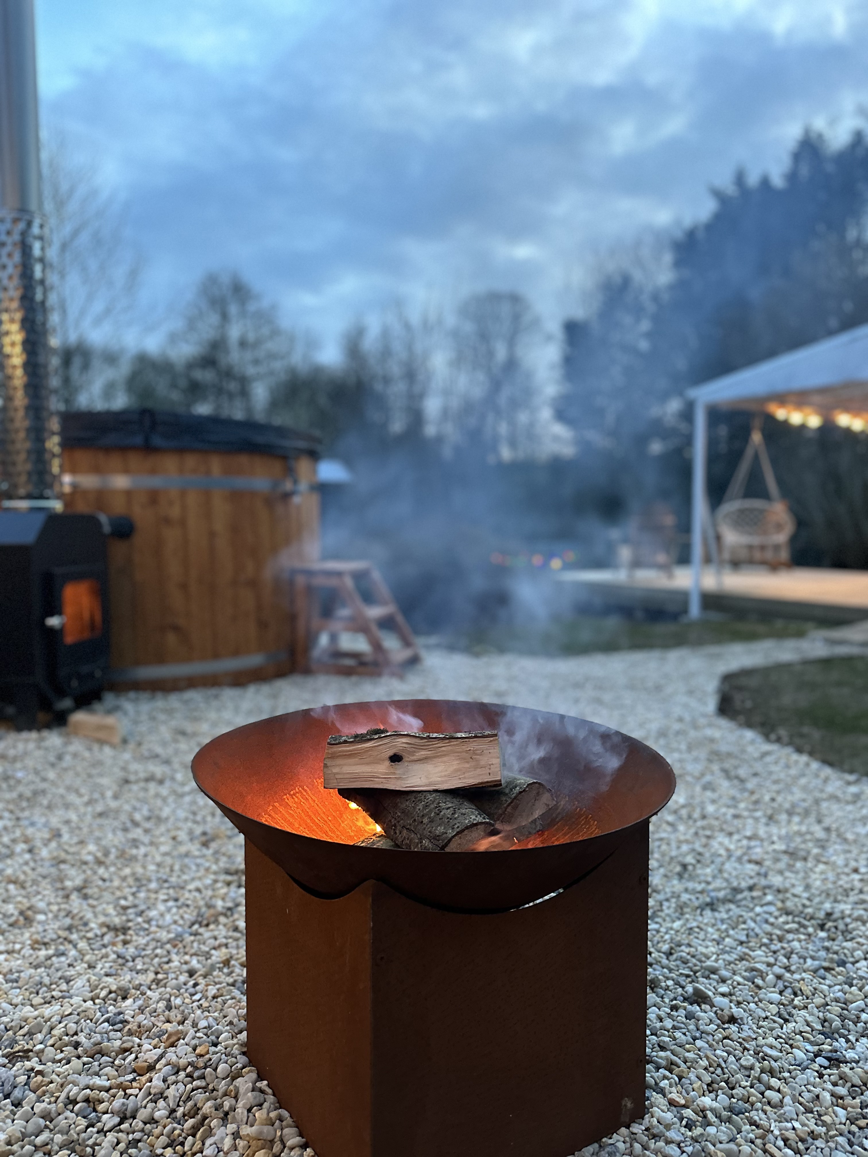 Le Lodge de Saint Jean — Cabane avec spa à Saint Jean (Manche) à Saint-Lô — salle de bain