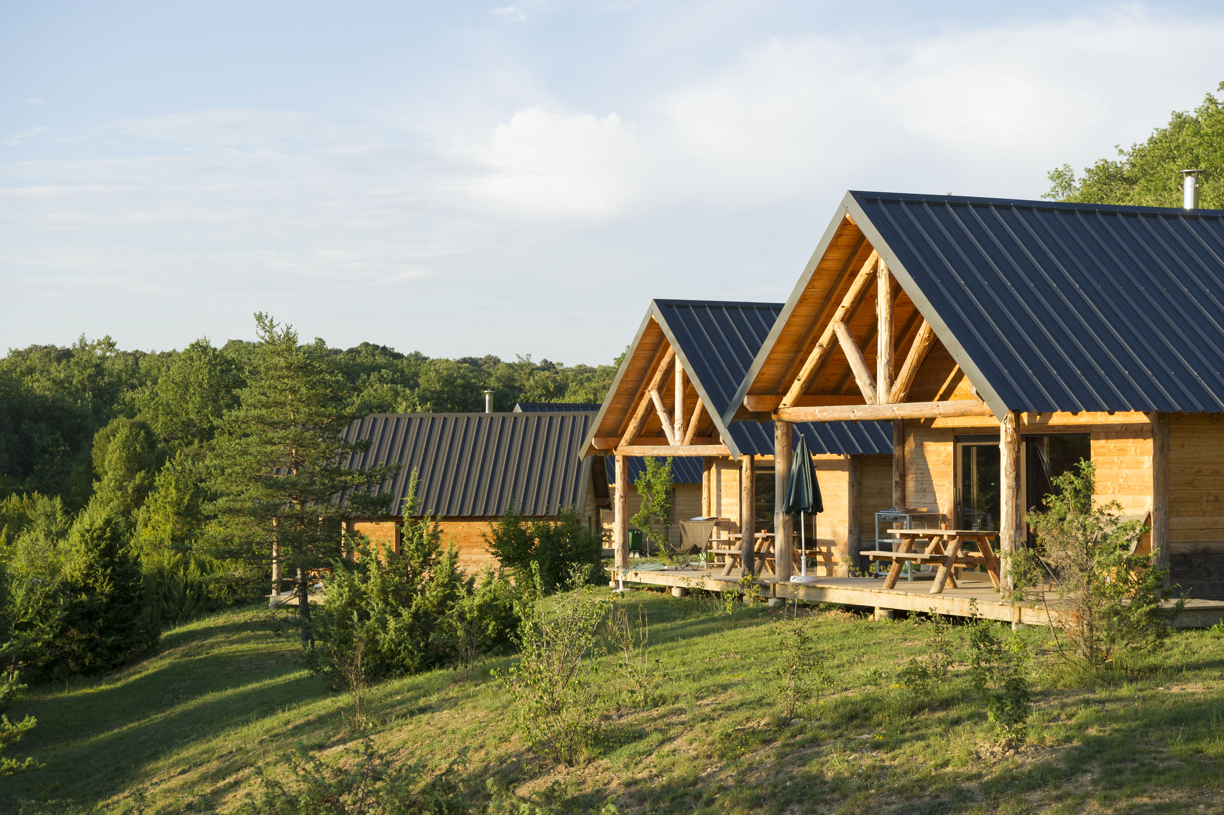 Cabane I Sud Ardèche : une immersion au cœur de la nature à Vagnas — vue intérieure