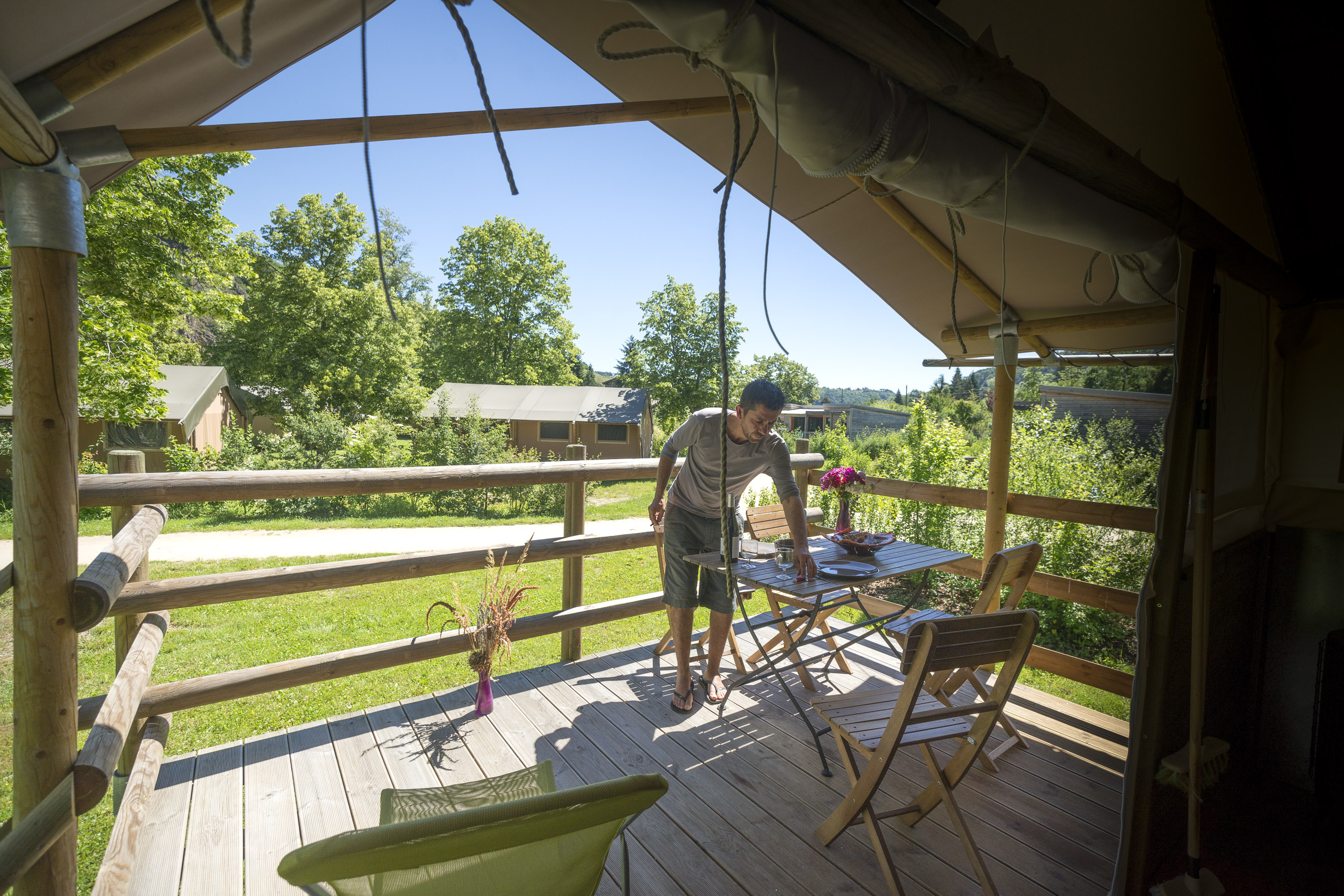 Un lodge safari au cœur de l'Auvergne à Chamalières-Sur-Loire — salle de bain