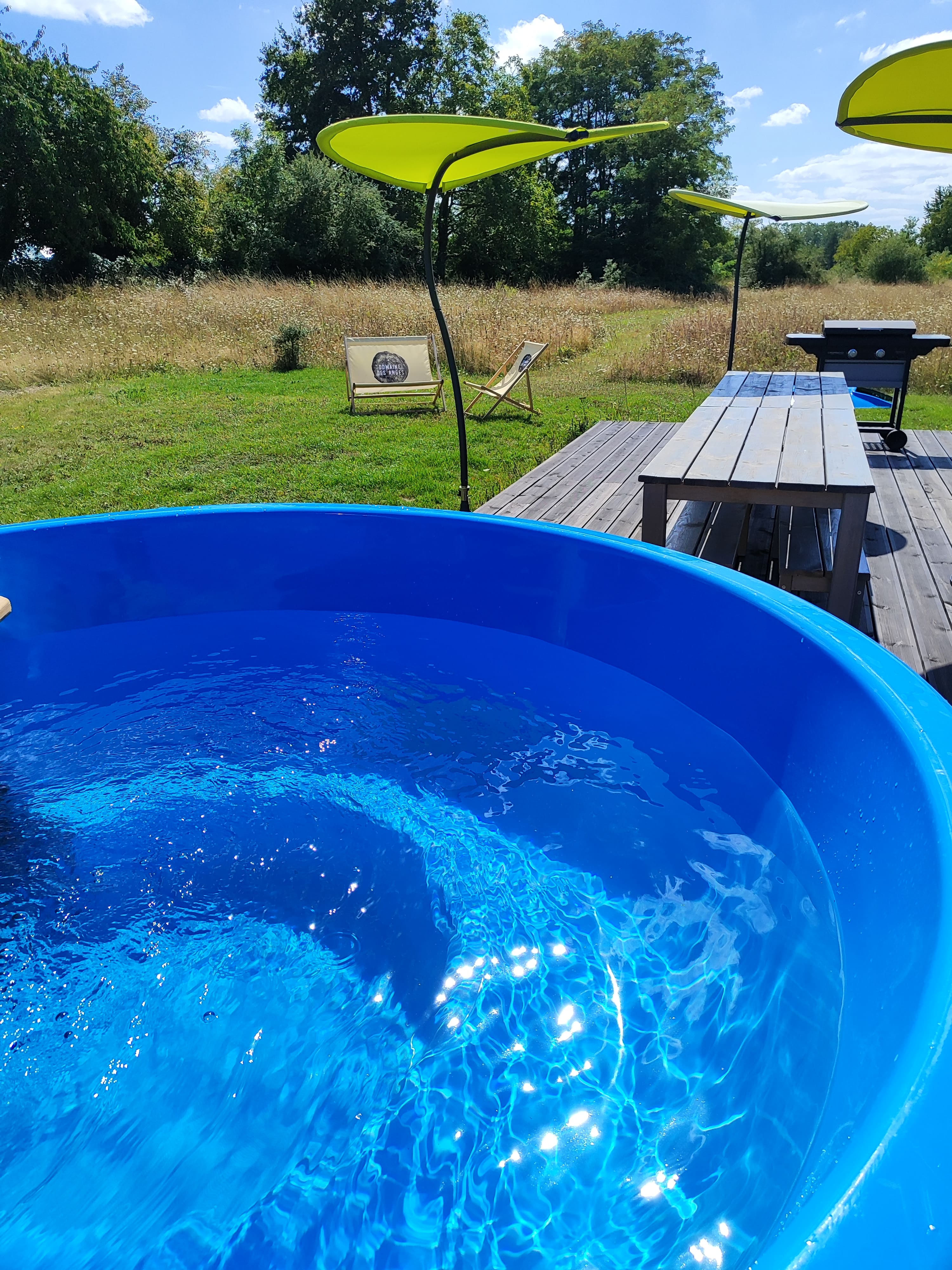Cabane du Renard — Ecolodge avec spa à Loir-et-Cher à La Ferté-Imbault — espace de vie