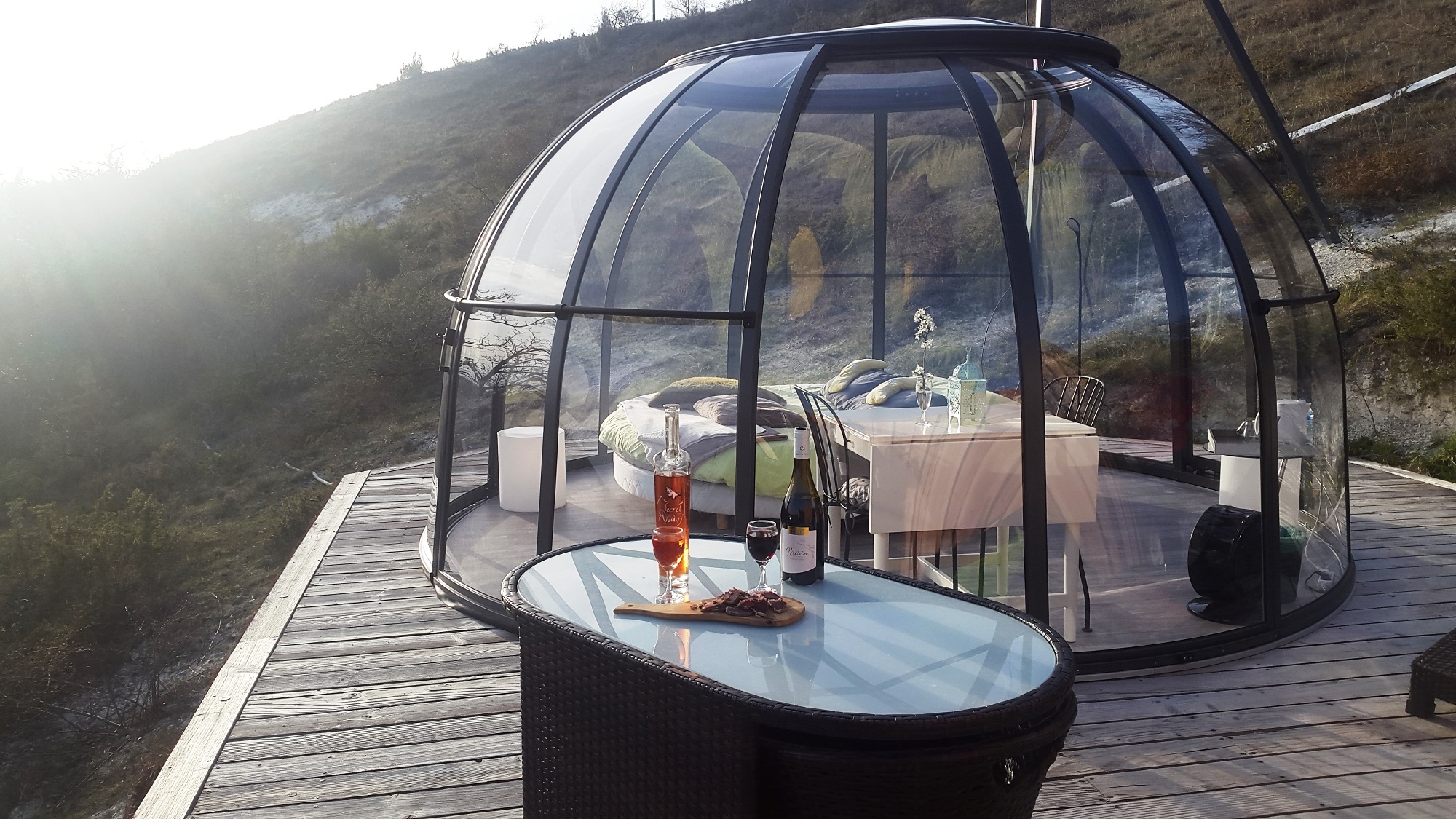 Dôme Prestige : une expérience unique en pleine nature à Labastide De Penne — détail architectural