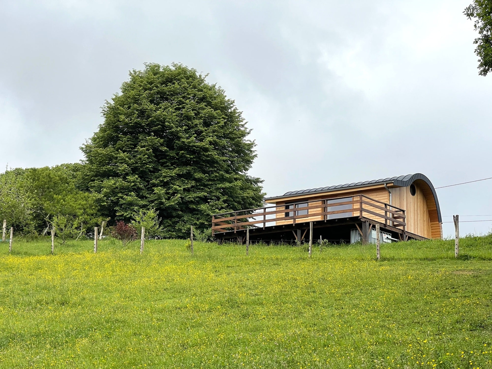 Cabane La Pocquita — Cabane avec piscine à Oloron-Sainte-Marie (Pyrénées-Atlantiques) à Oloron-Sainte-Marie — environnement naturel