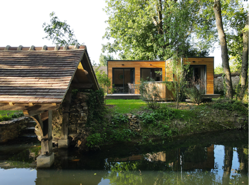 Le repère nature SPA — Ecolodge avec bain nordique à Seine-et-Marne